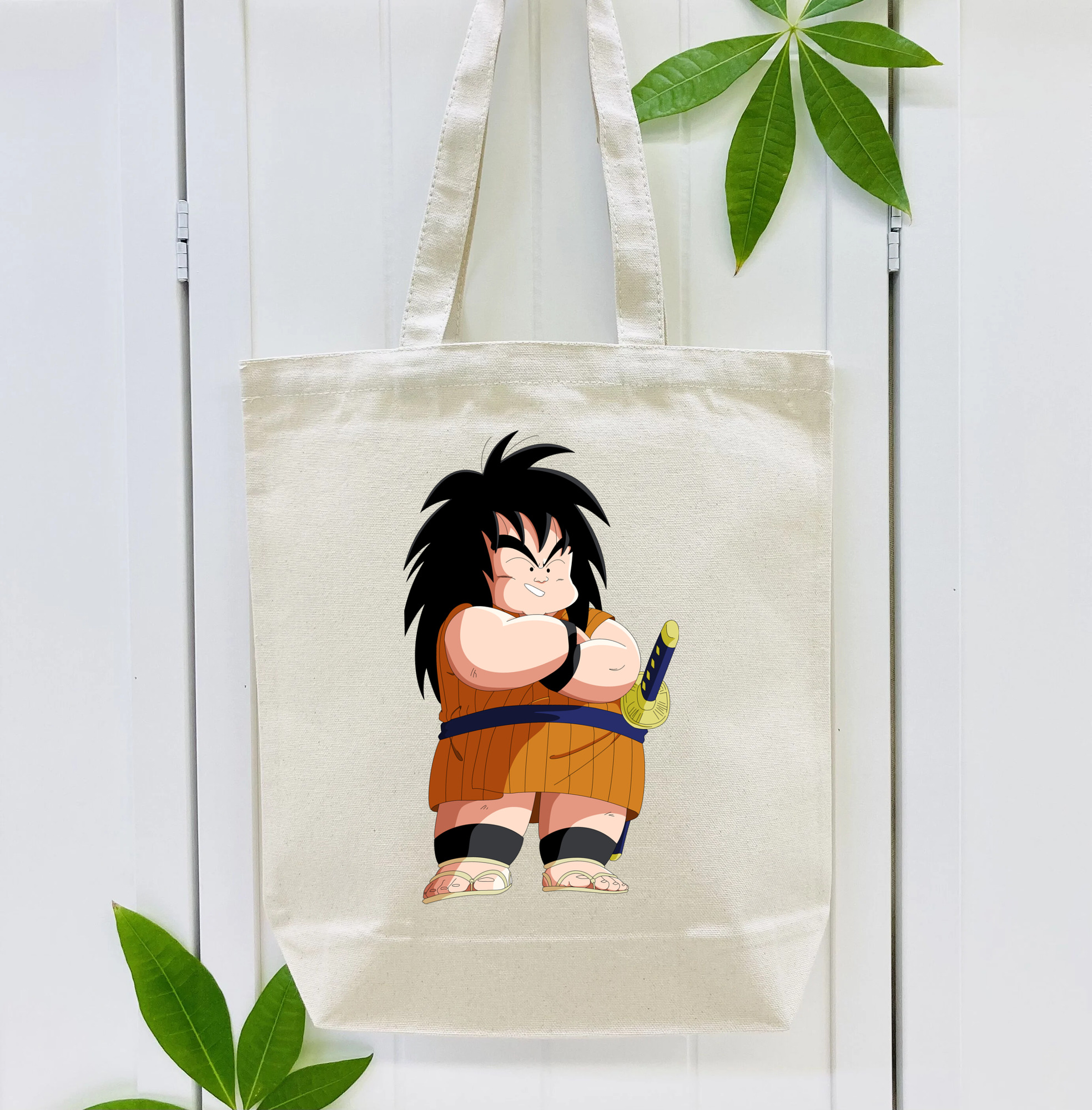 ドラゴンボール やじろべえ DRAGON BALL Yajirobe 縦型キャンバス生地手提げバッグ　トートバッグ
