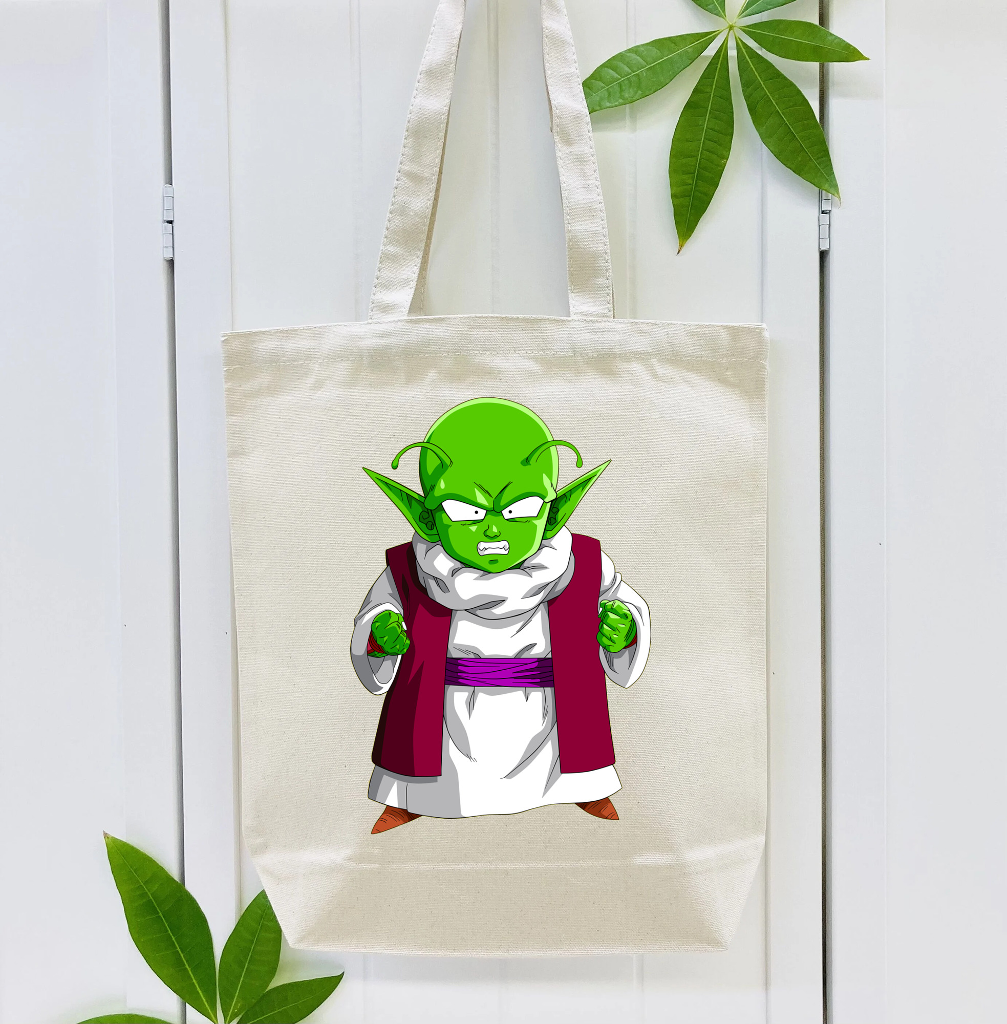ドラゴンボール ピッコロ DRAGON BALL Piccolo 縦型キャンバス生地手提げバッグ　トートバッグ