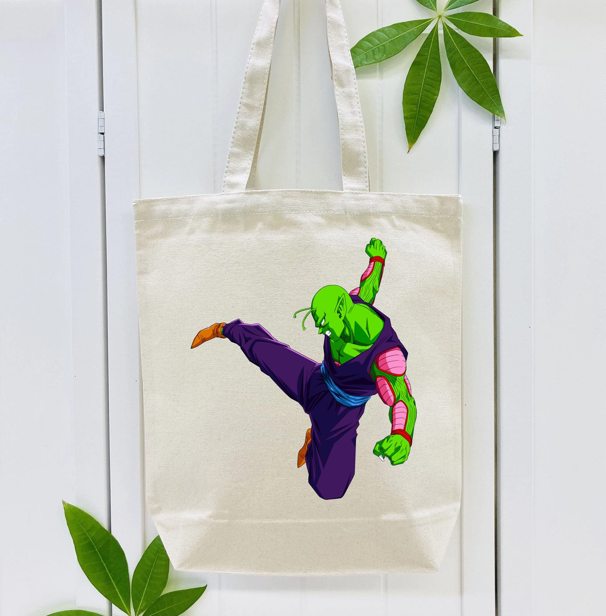 ドラゴンボール ピッコロ DRAGON BALL Piccolo 縦型キャンバス生地手提げバッグ　トートバッグ
