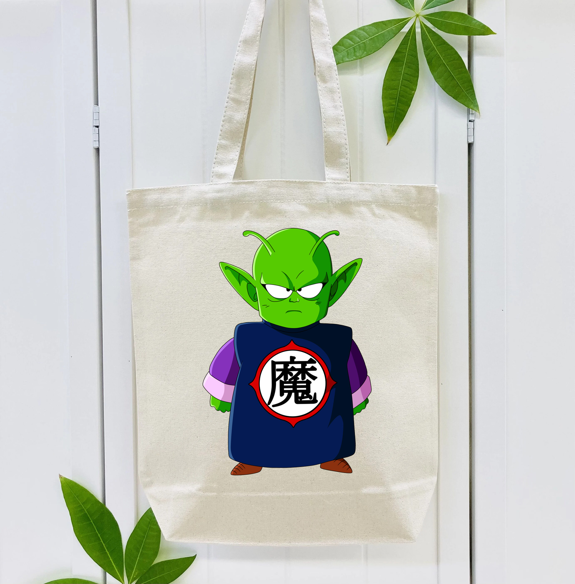 ドラゴンボール ピッコロ DRAGON BALL Piccolo 縦型キャンバス生地手提げバッグ　トートバッグ