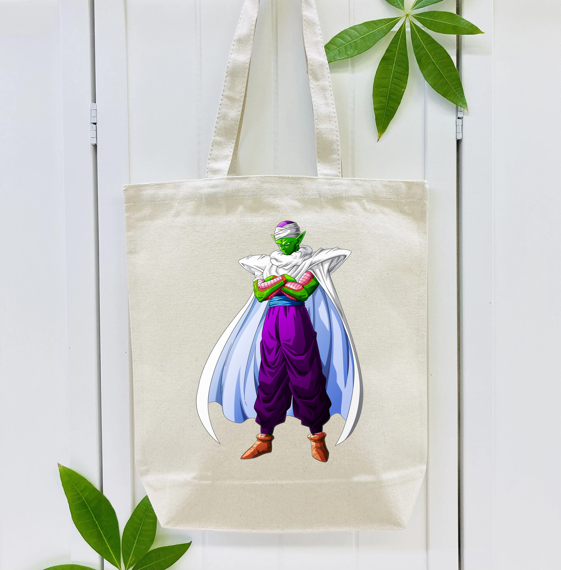 ドラゴンボール ピッコロ DRAGON BALL Piccolo 縦型キャンバス生地手提げバッグ　トートバッグ