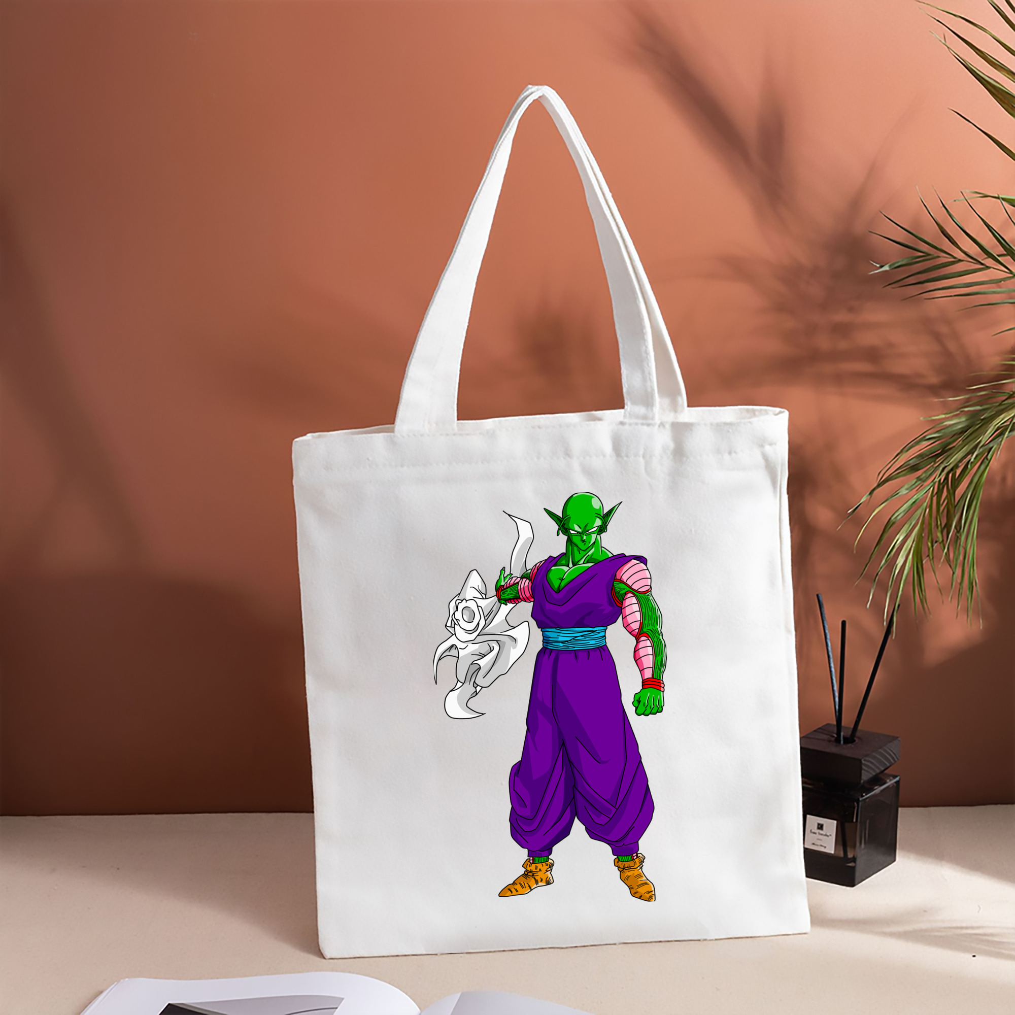 ドラゴンボール ピッコロ DRAGON BALL Piccolo 縦型キャンバス生地手提げバッグ　トートバッグ