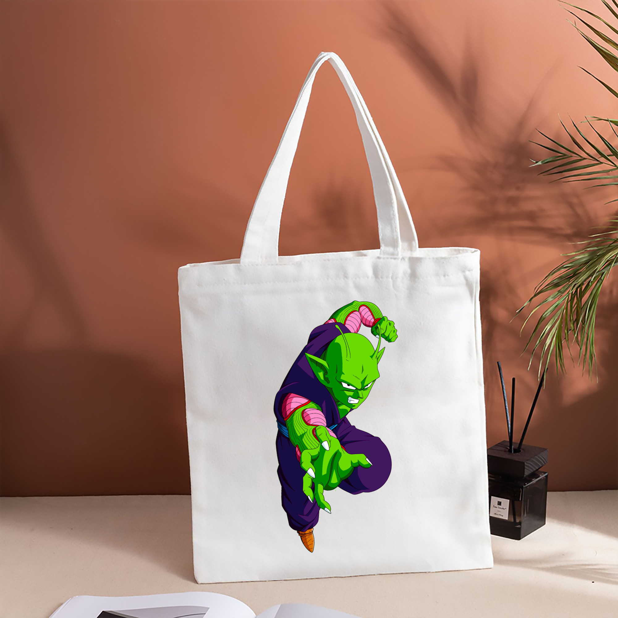 ドラゴンボール ピッコロ DRAGON BALL Piccolo 縦型キャンバス生地手提げバッグ　トートバッグ