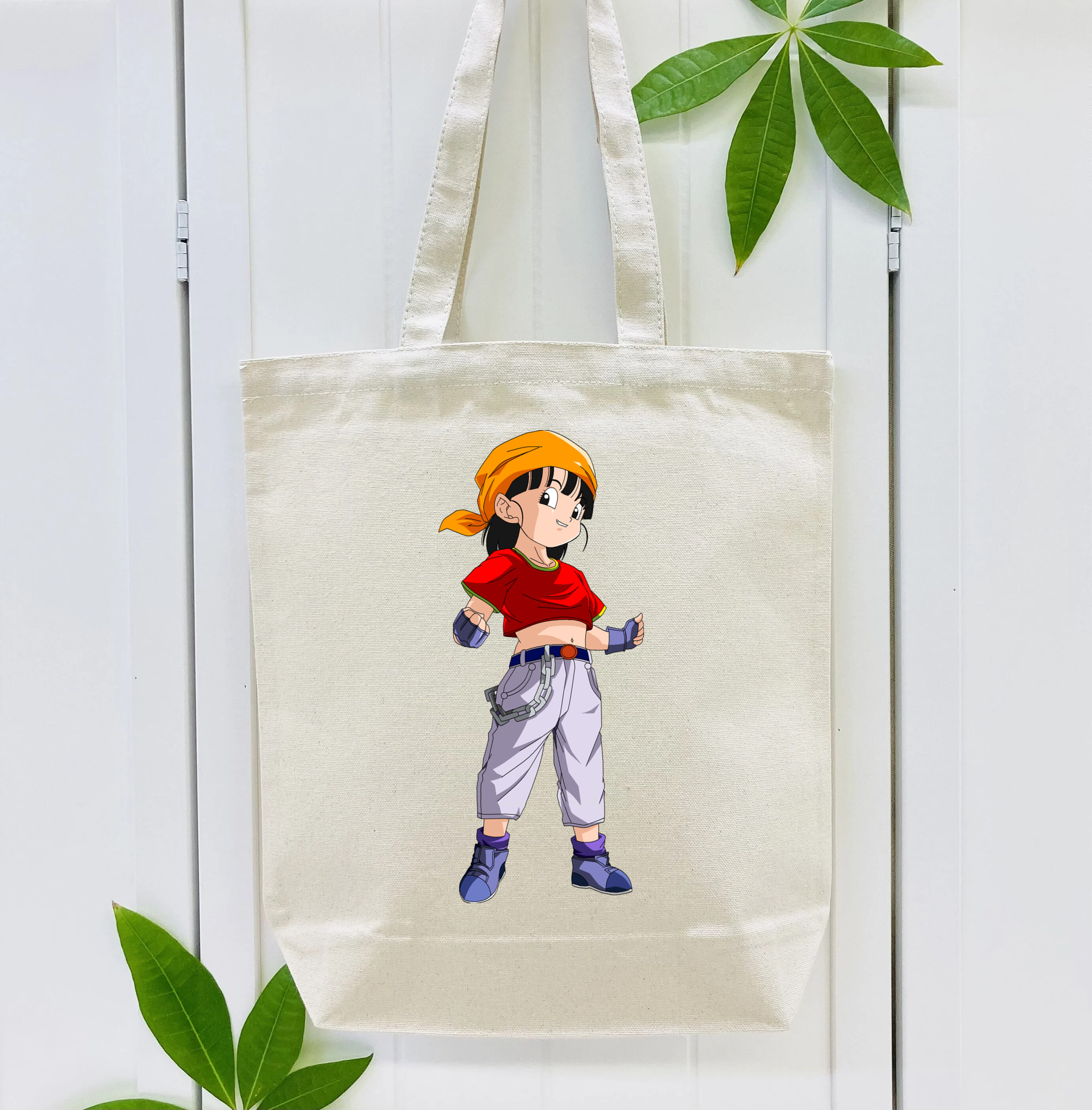 ドラゴンボール パン DRAGON BALL Pan 縦型キャンバス生地手提げバッグ　トートバッグ