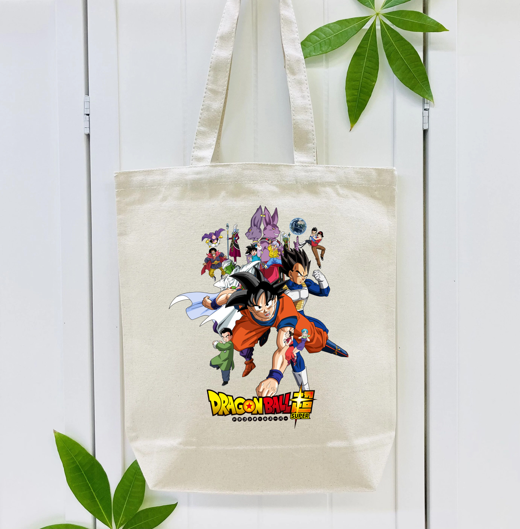 ドラゴンボール DRAGON BALL 縦型キャンバス生地手提げバッグ　トートバッグ