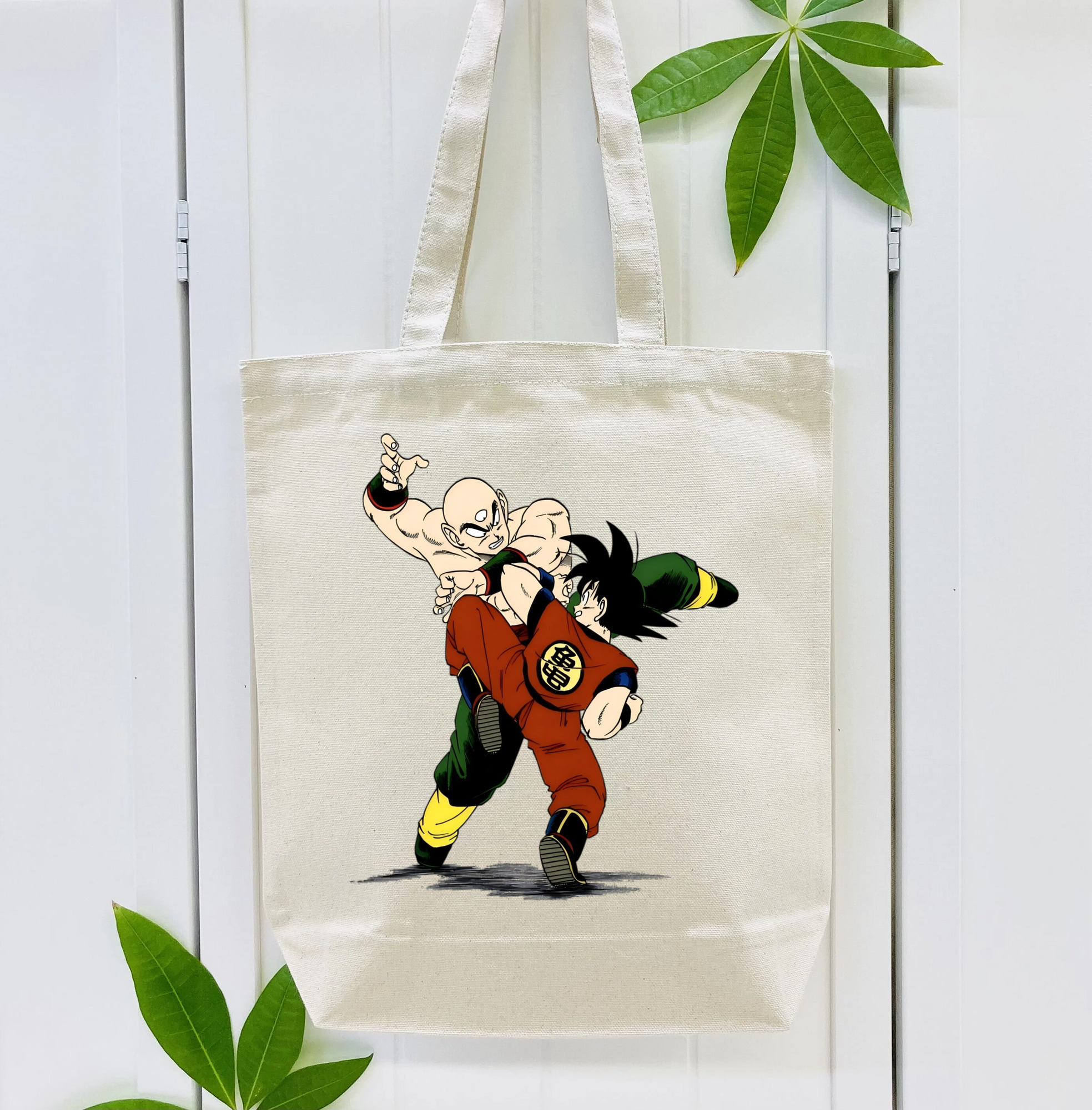 ドラゴンボール DRAGON BALL 縦型キャンバス生地手提げバッグ　トートバッグ