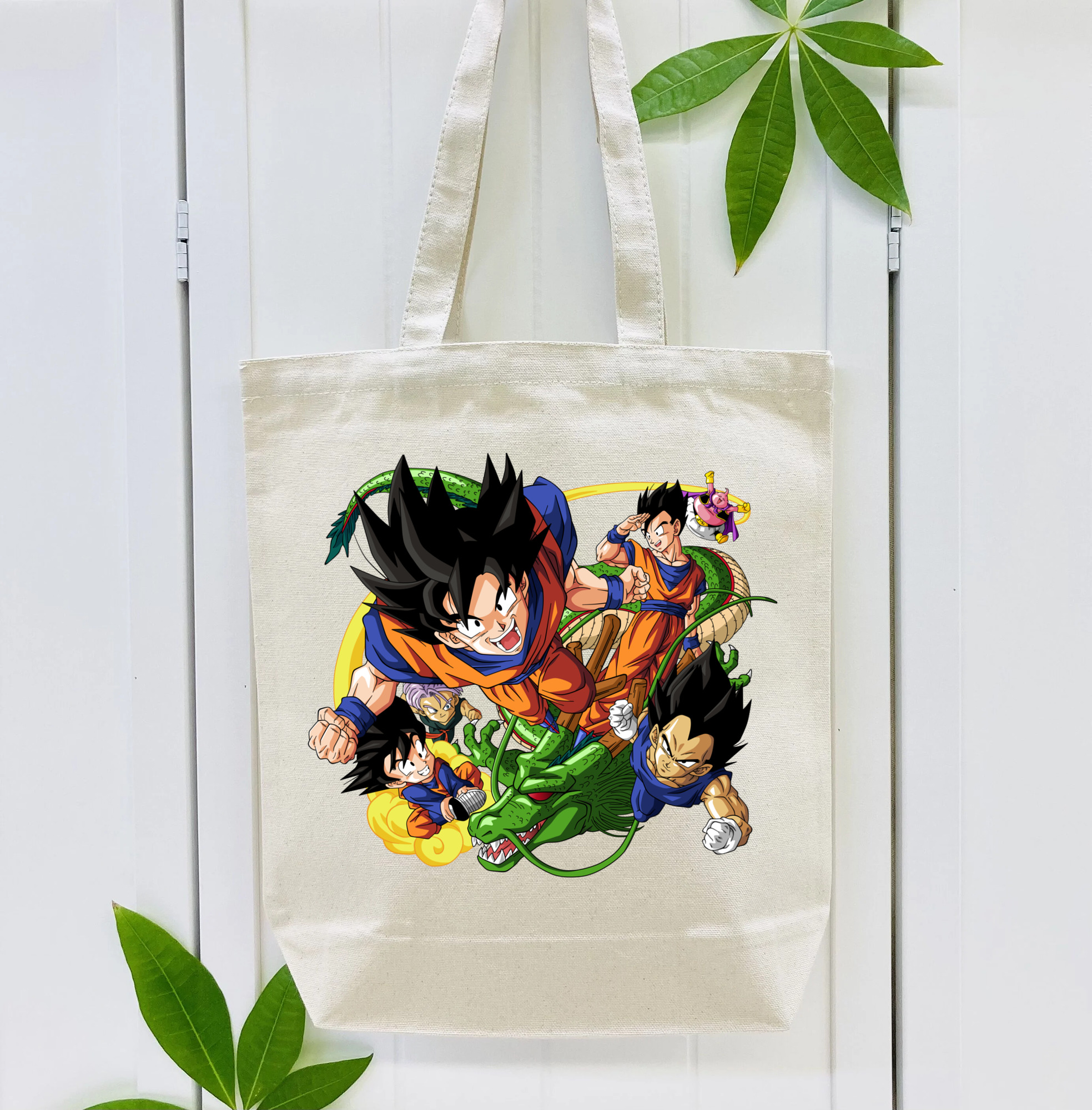 ドラゴンボール DRAGON BALL 縦型キャンバス生地手提げバッグ　トートバッグ