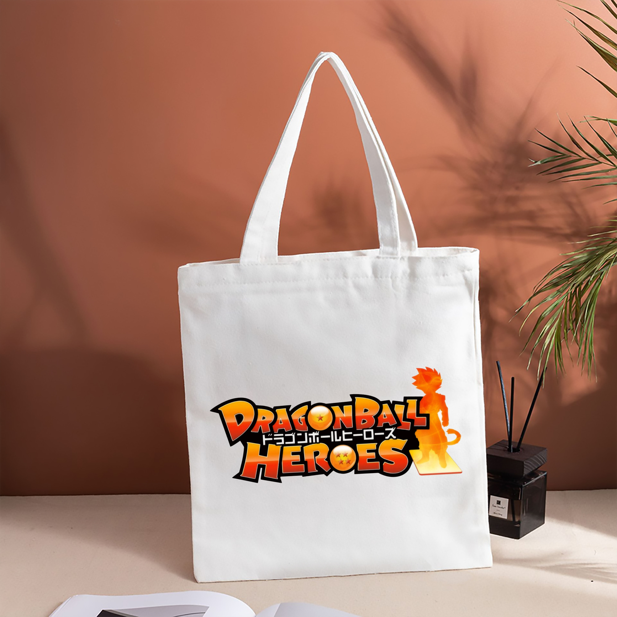 ドラゴンボール DRAGON BALL 縦型キャンバス生地手提げバッグ　トートバッグ