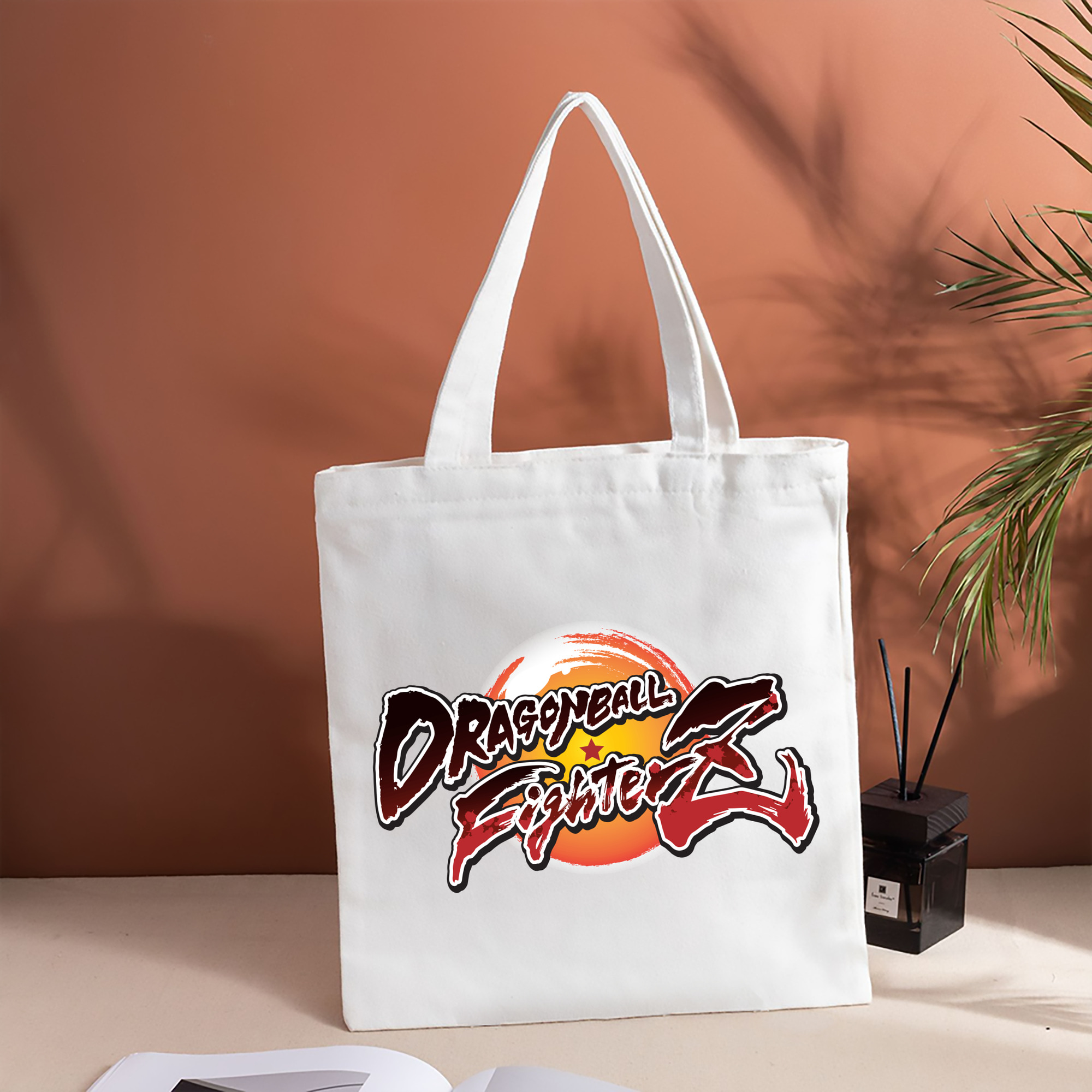 ドラゴンボール DRAGON BALL 縦型キャンバス生地手提げバッグ　トートバッグ