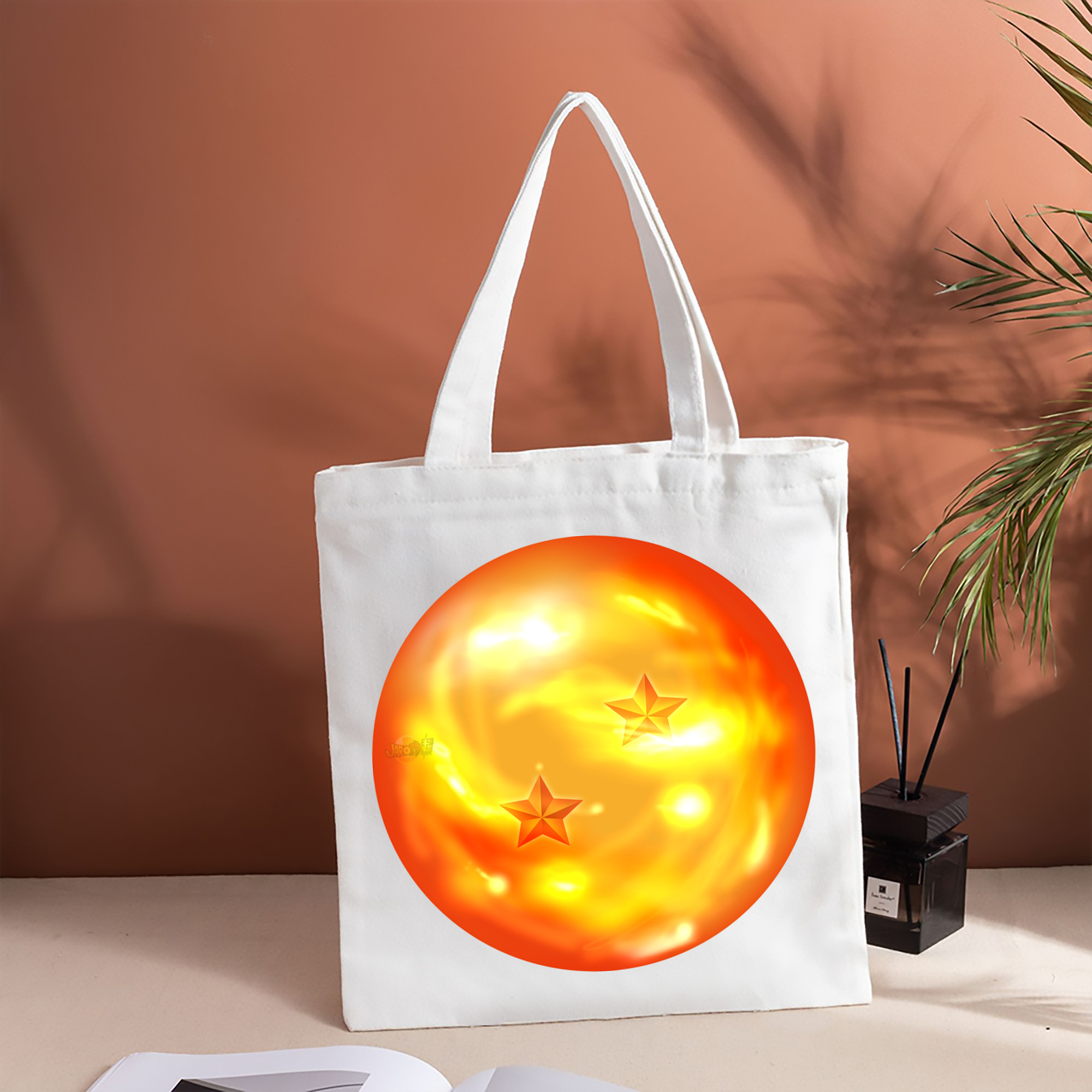 ドラゴンボール DRAGON BALL 縦型キャンバス生地手提げバッグ　トートバッグ