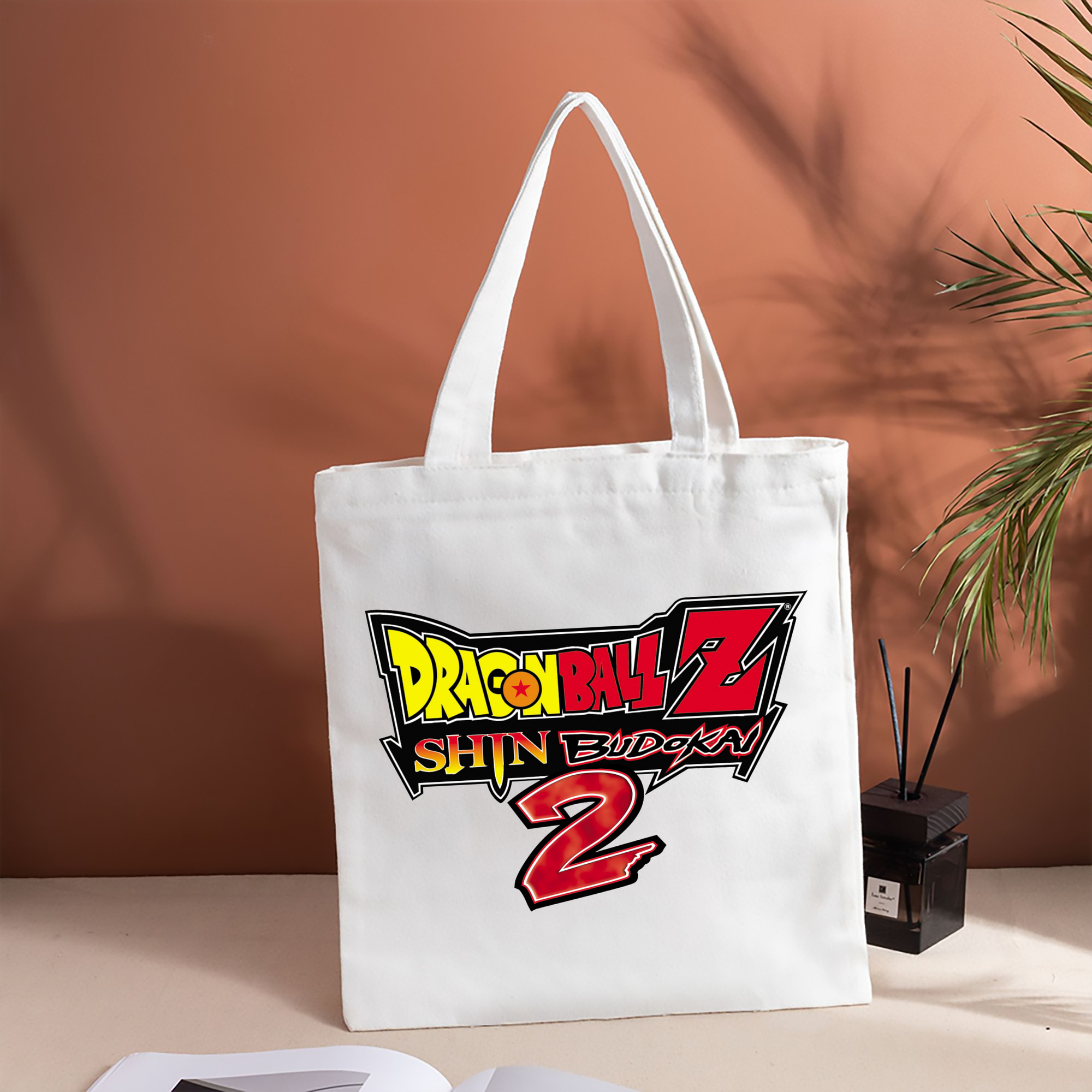 ドラゴンボール DRAGON BALL 縦型キャンバス生地手提げバッグ　トートバッグ