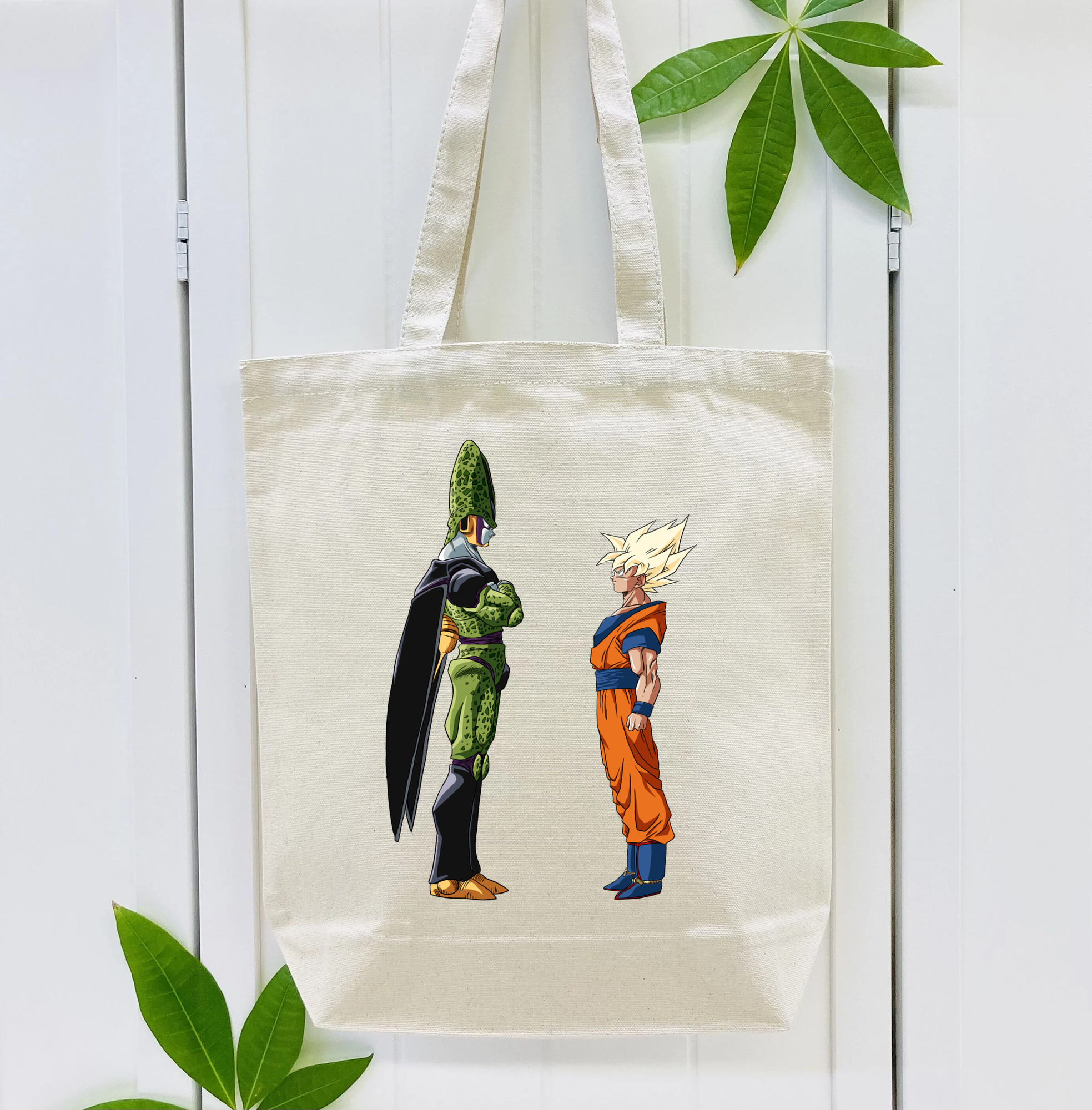 ドラゴンボール DRAGON BALL 縦型キャンバス生地手提げバッグ　トートバッグ
