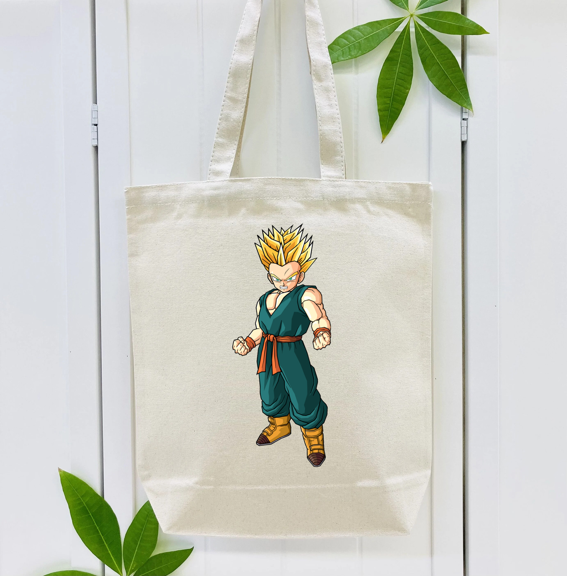 ドラゴンボール DRAGON BALL 縦型キャンバス生地手提げバッグ　トートバッグ