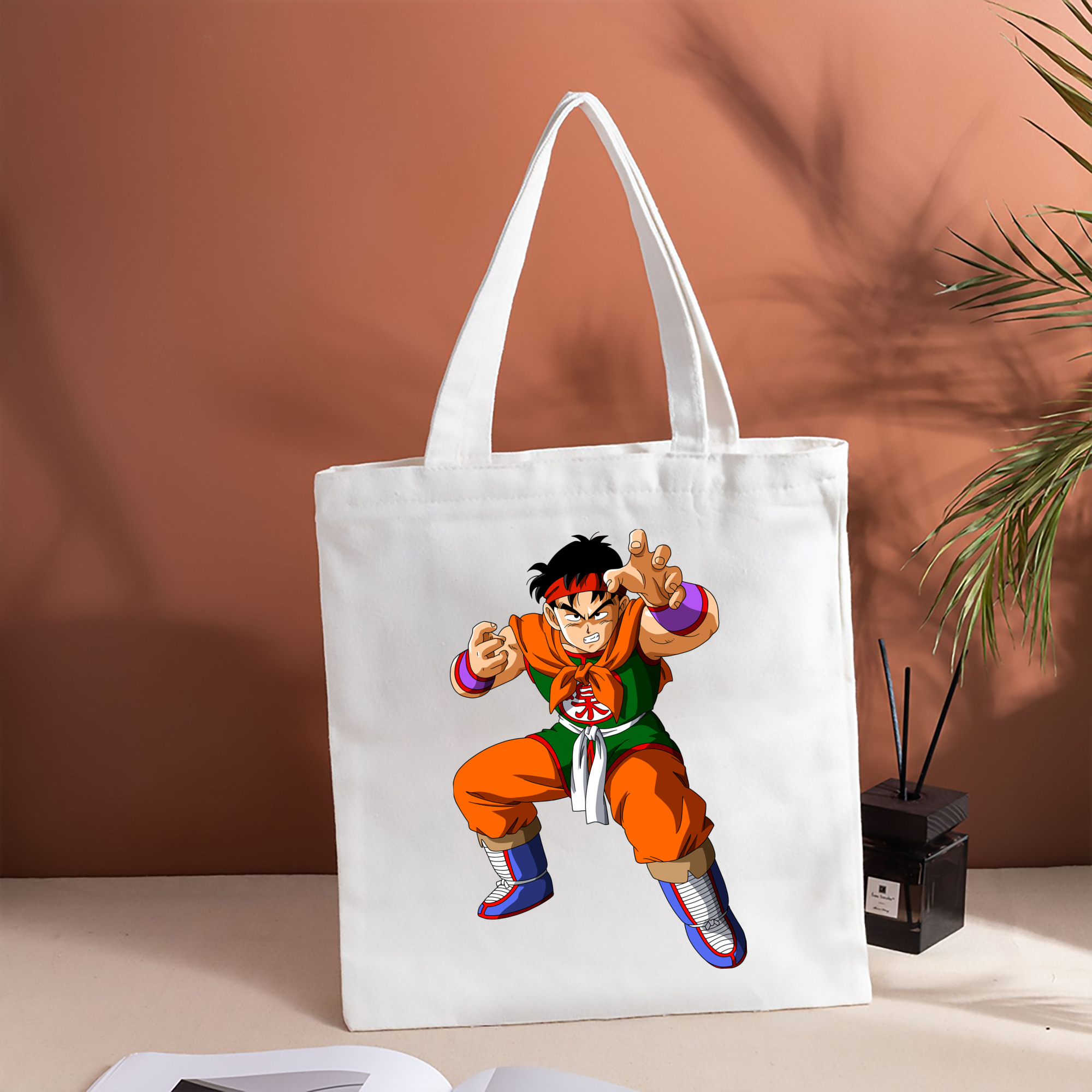 ドラゴンボール DRAGON BALL 縦型キャンバス生地手提げバッグ　トートバッグ