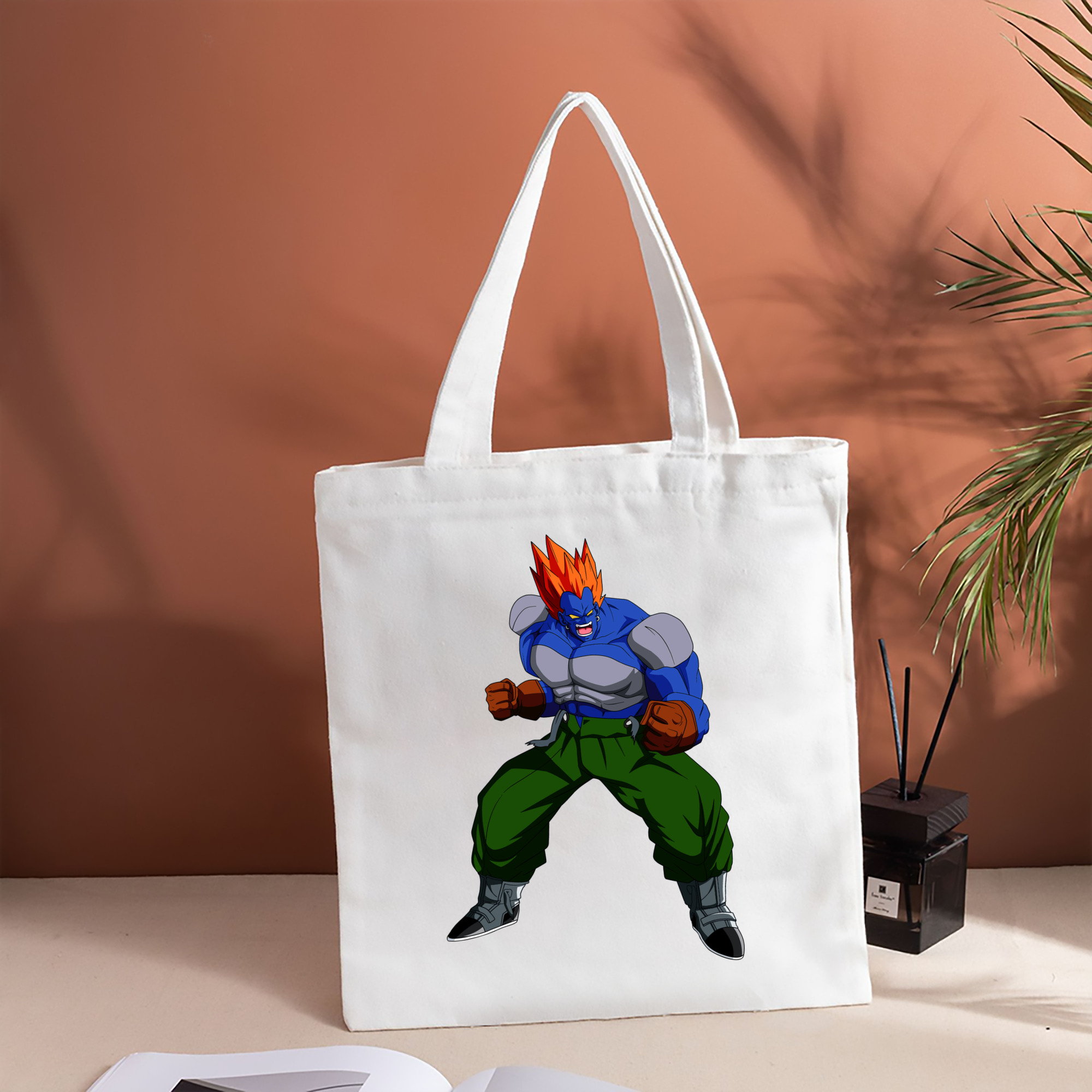 ドラゴンボール DRAGON BALL 縦型キャンバス生地手提げバッグ　トートバッグ