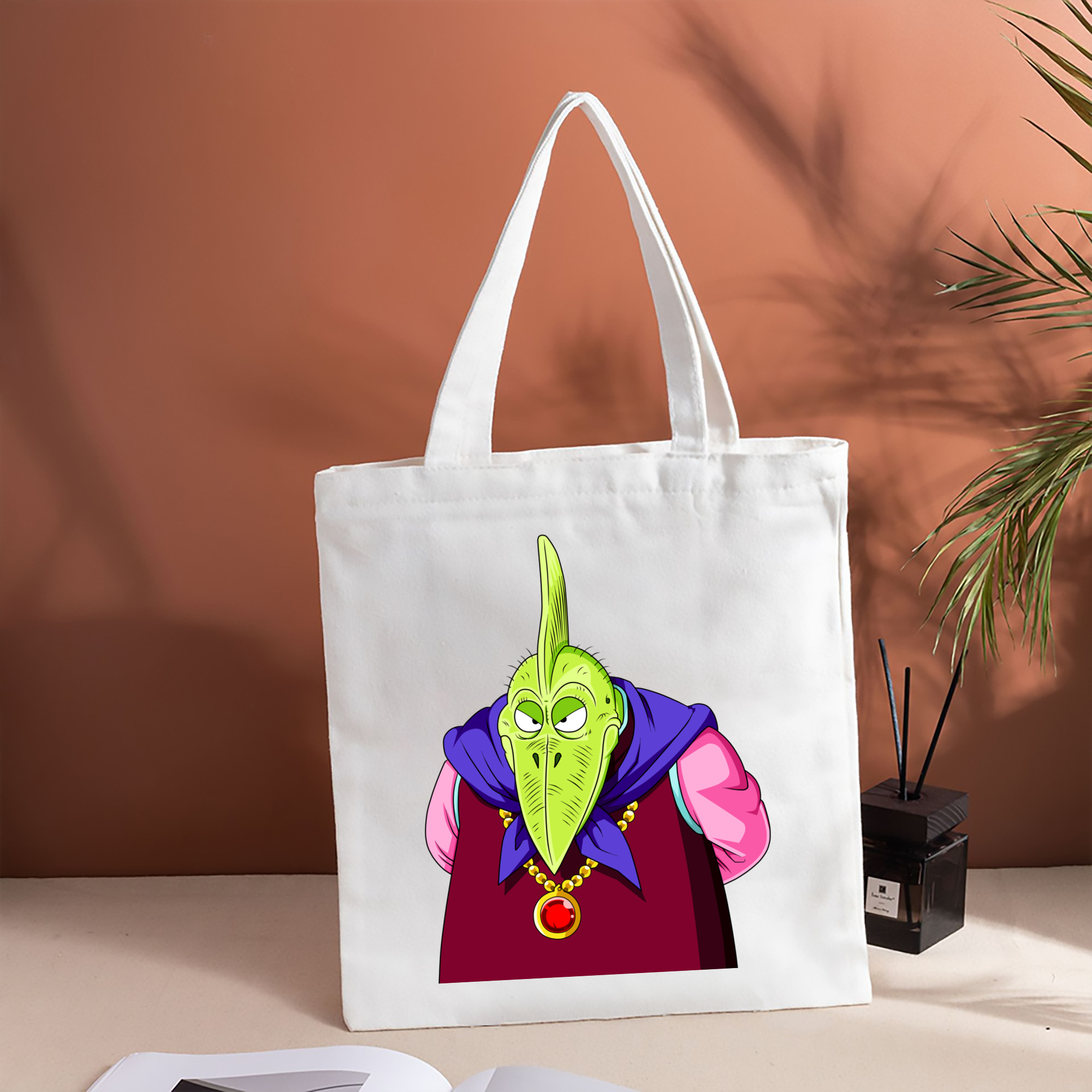 ドラゴンボール DRAGON BALL 縦型キャンバス生地手提げバッグ　トートバッグ