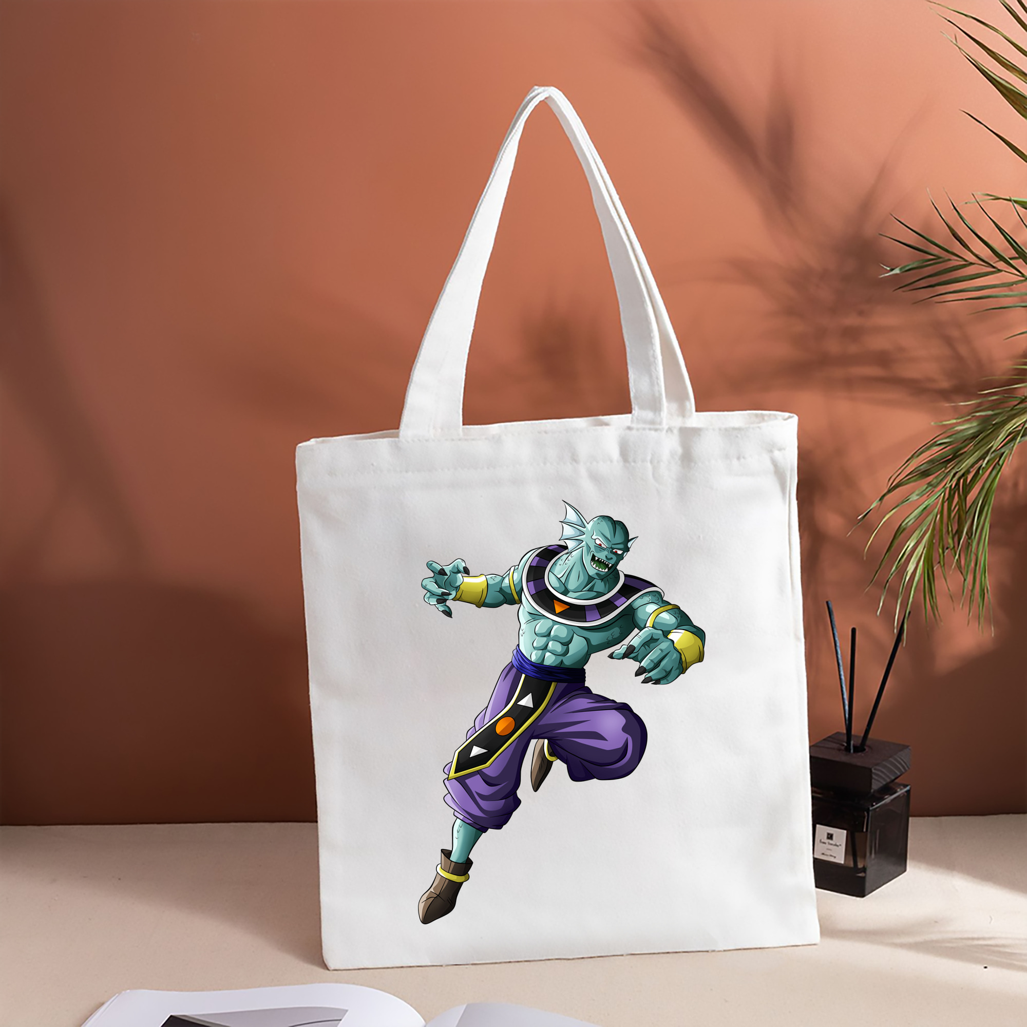 ドラゴンボール DRAGON BALL 縦型キャンバス生地手提げバッグ　トートバッグ