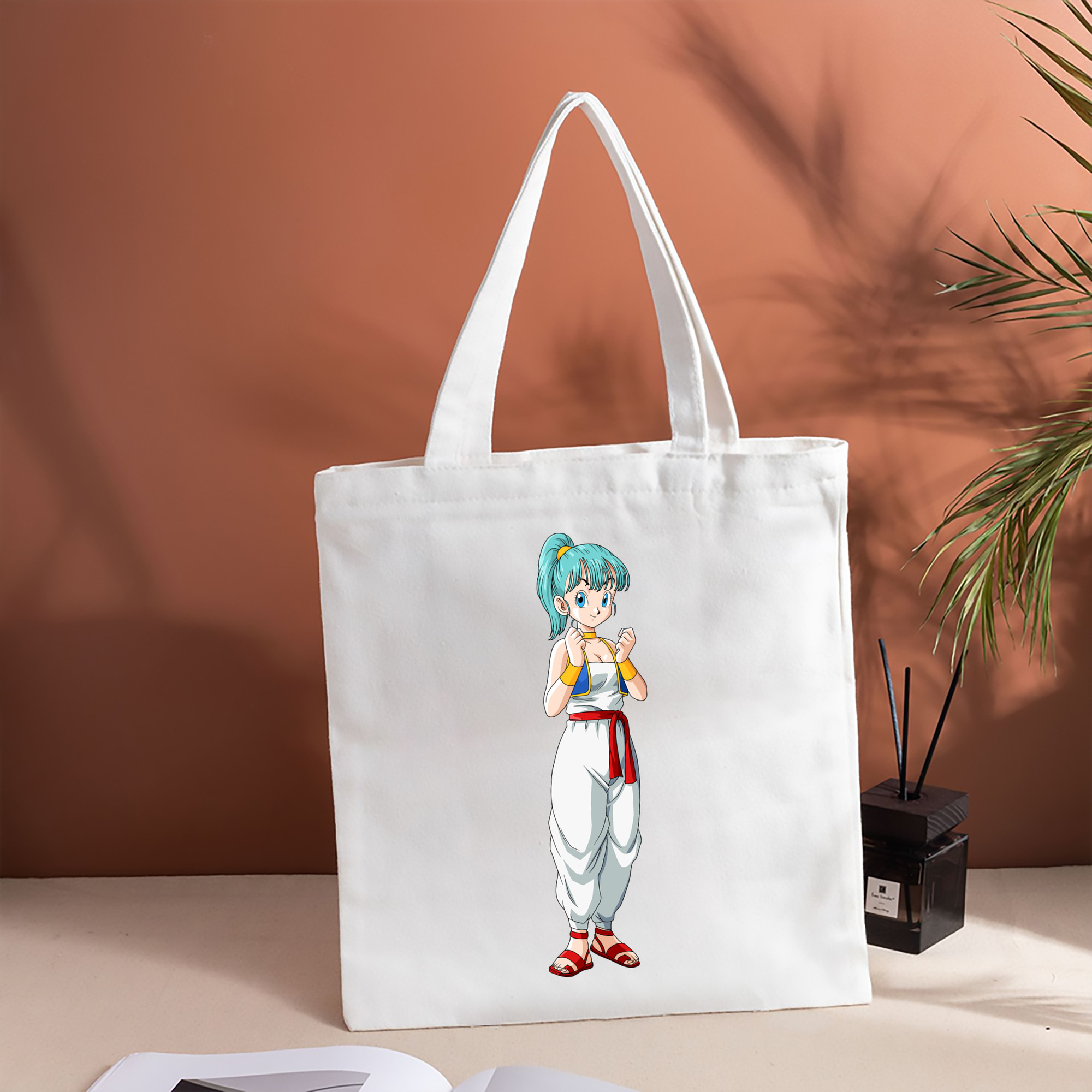ドラゴンボール DRAGON BALL 縦型キャンバス生地手提げバッグ　トートバッグ