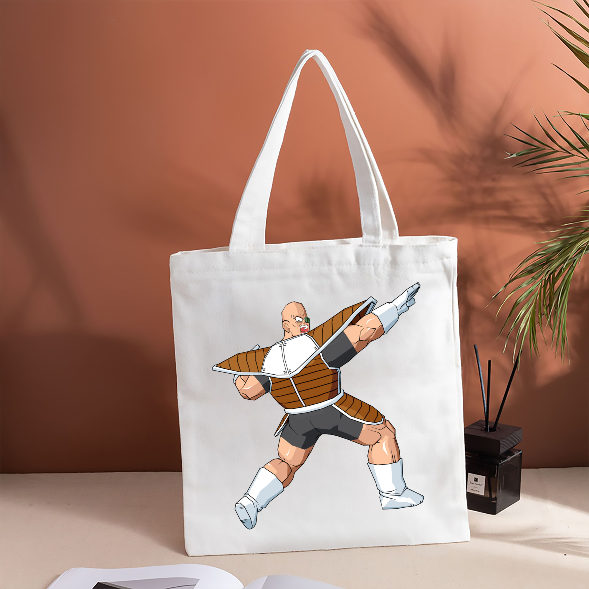 ドラゴンボール DRAGON BALL 縦型キャンバス生地手提げバッグ　トートバッグ