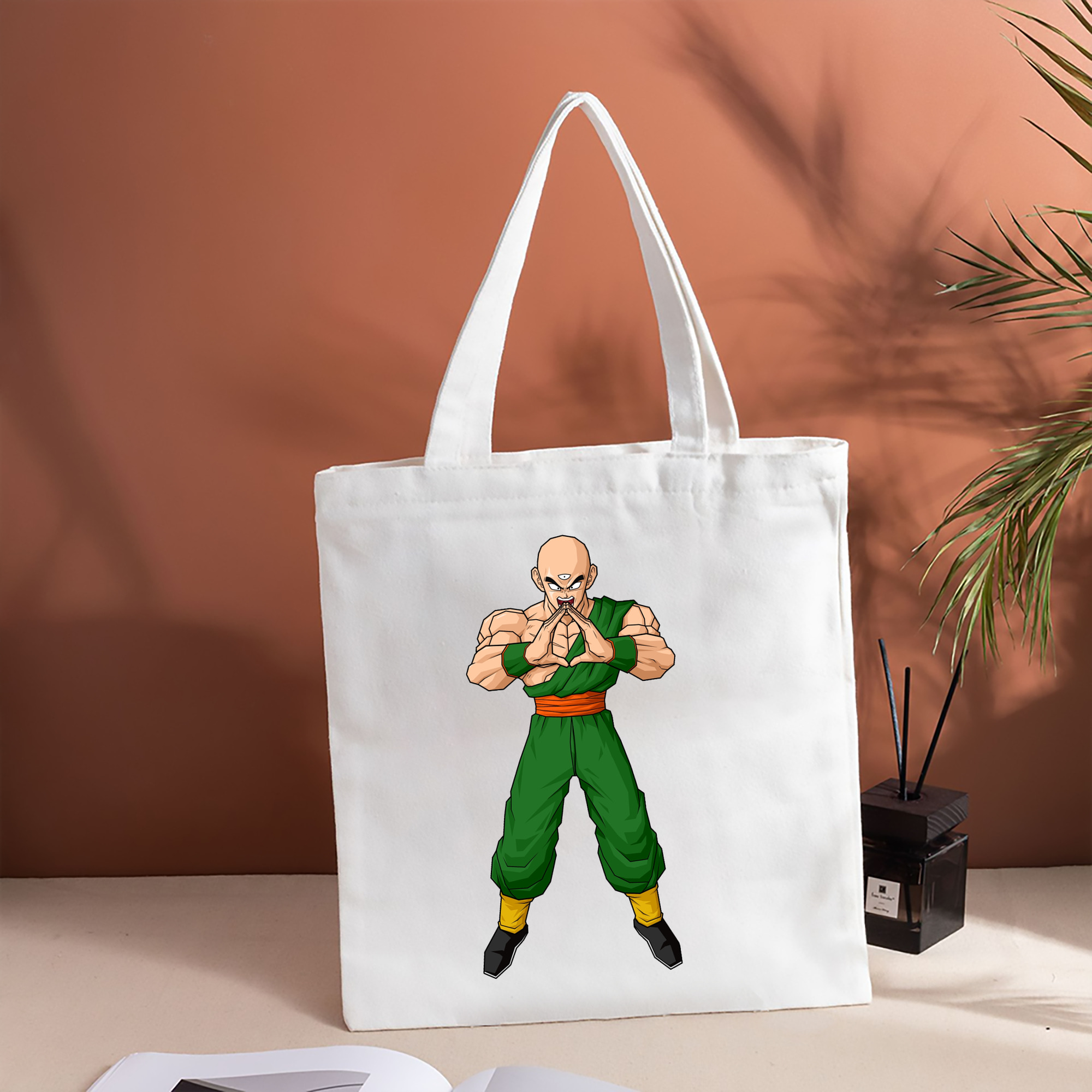 ドラゴンボール DRAGON BALL 縦型キャンバス生地手提げバッグ　トートバッグ