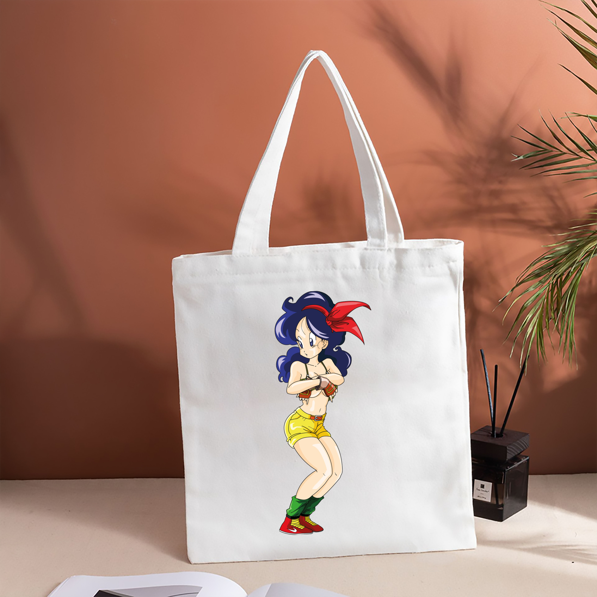 ドラゴンボール DRAGON BALL 縦型キャンバス生地手提げバッグ　トートバッグ