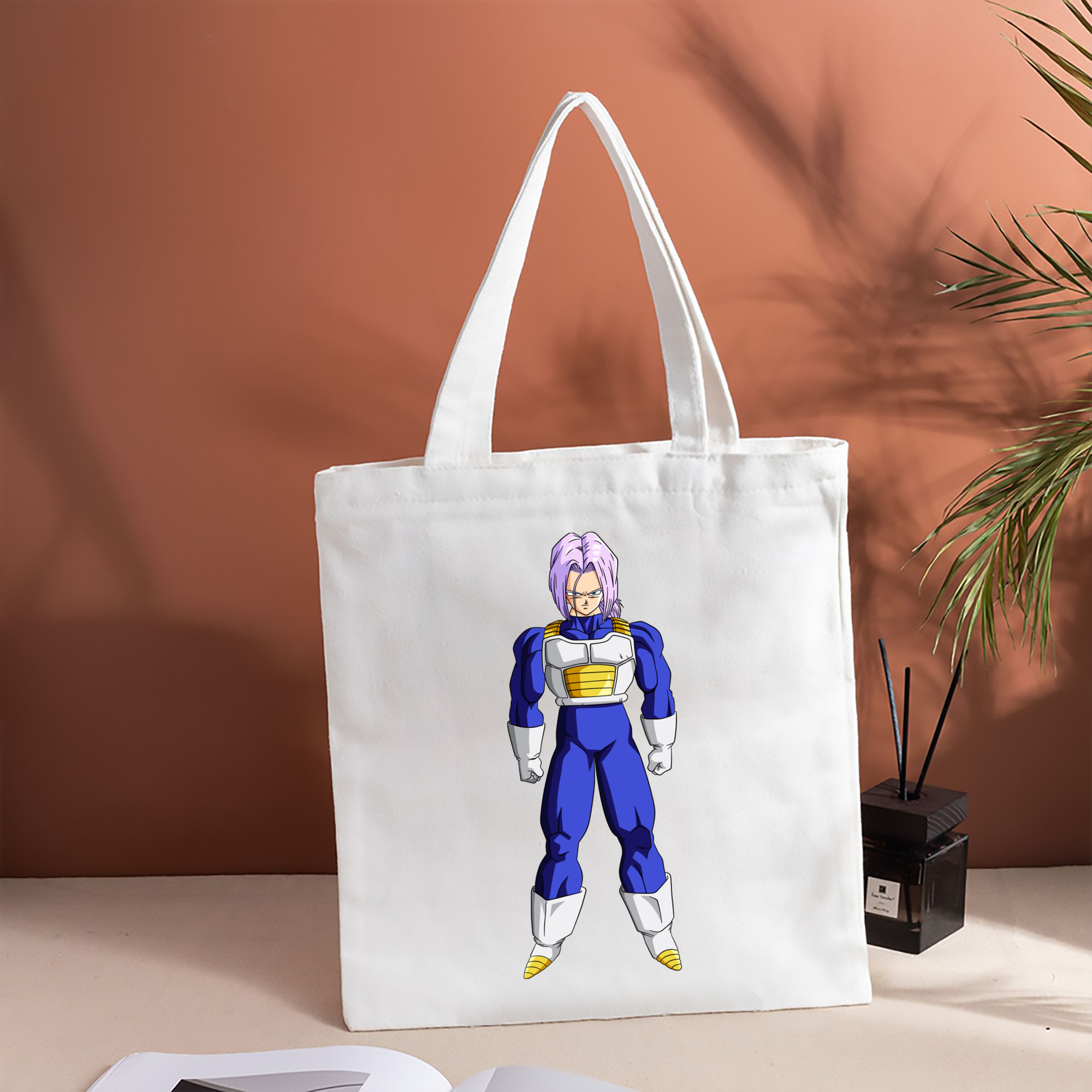 ドラゴンボール DRAGON BALL 縦型キャンバス生地手提げバッグ　トートバッグ