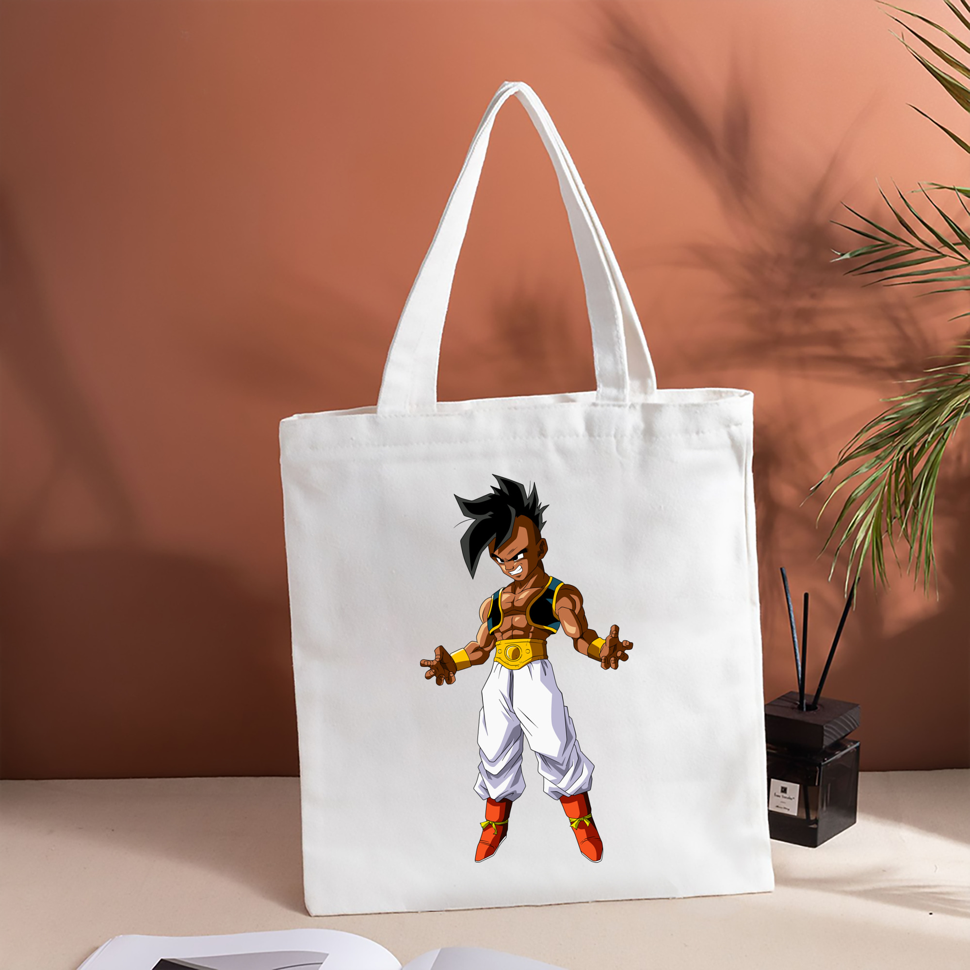 ドラゴンボール DRAGON BALL 縦型キャンバス生地手提げバッグ　トートバッグ