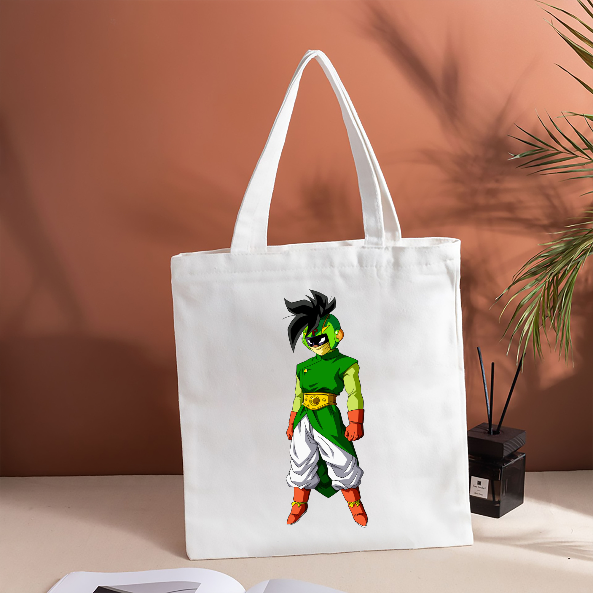 ドラゴンボール DRAGON BALL 縦型キャンバス生地手提げバッグ　トートバッグ