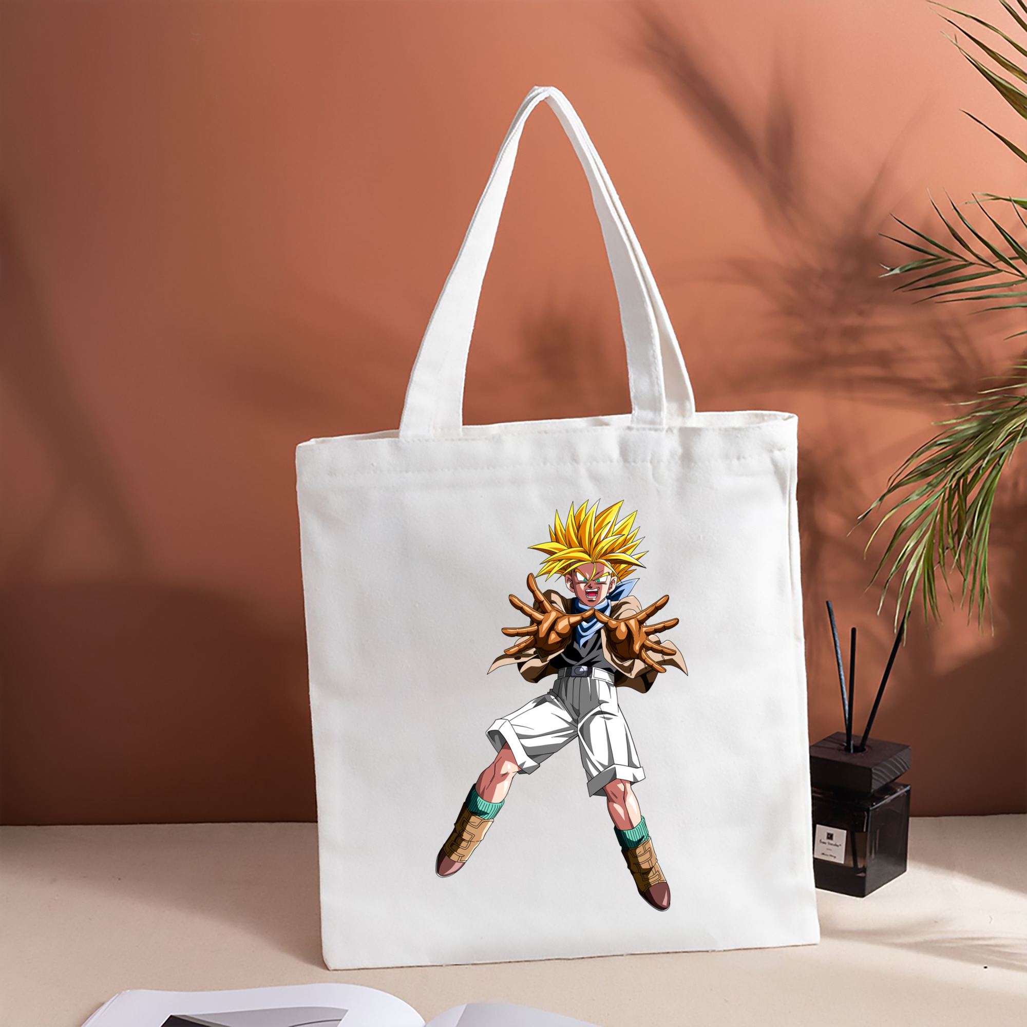 ドラゴンボール DRAGON BALL 縦型キャンバス生地手提げバッグ　トートバッグ