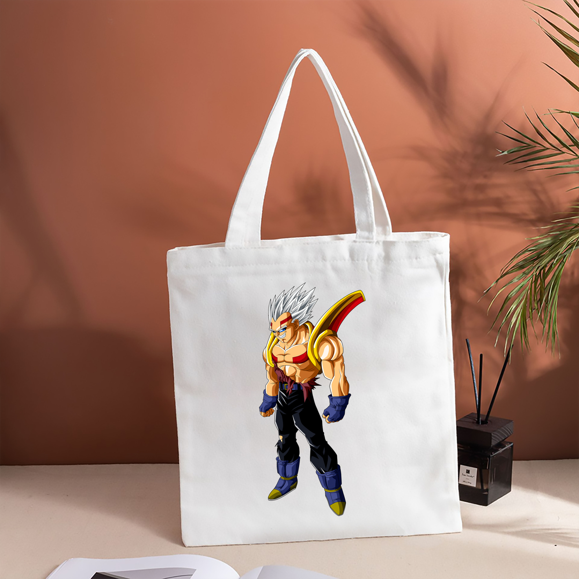 ドラゴンボール DRAGON BALL 縦型キャンバス生地手提げバッグ　トートバッグ