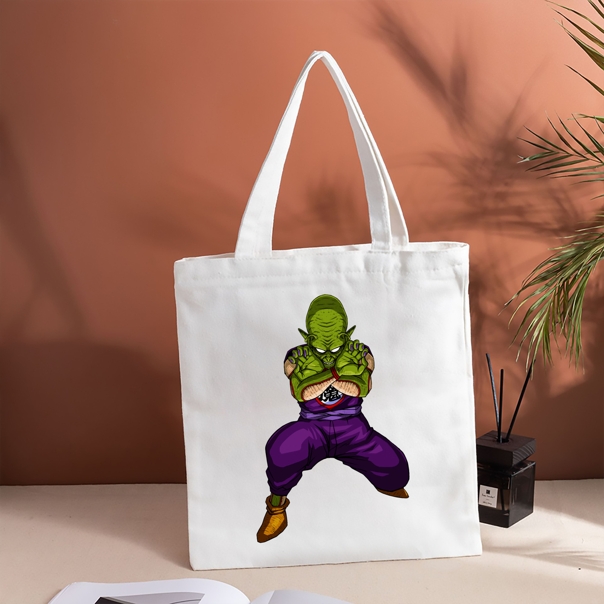 ドラゴンボール DRAGON BALL 縦型キャンバス生地手提げバッグ　トートバッグ