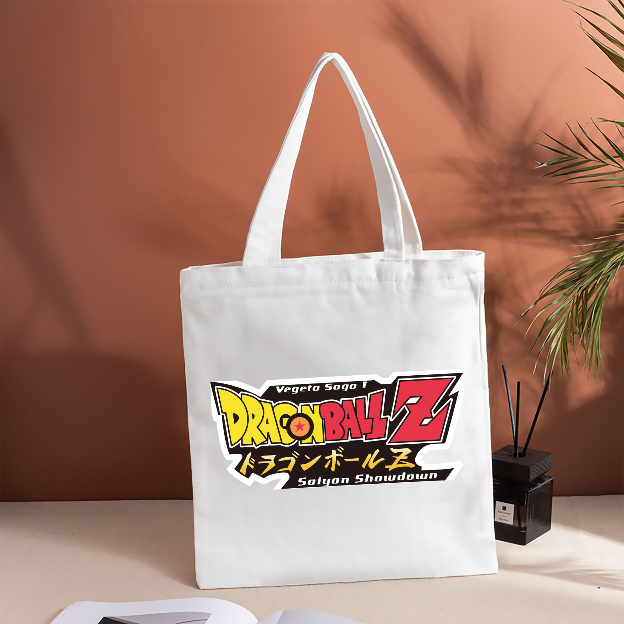 ドラゴンボール DRAGON BALL 縦型キャンバス生地手提げバッグ　トートバッグ