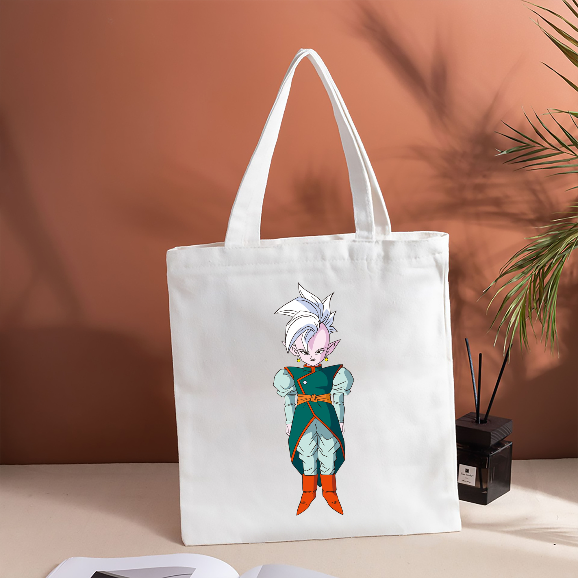 ドラゴンボール DRAGON BALL 縦型キャンバス生地手提げバッグ　トートバッグ