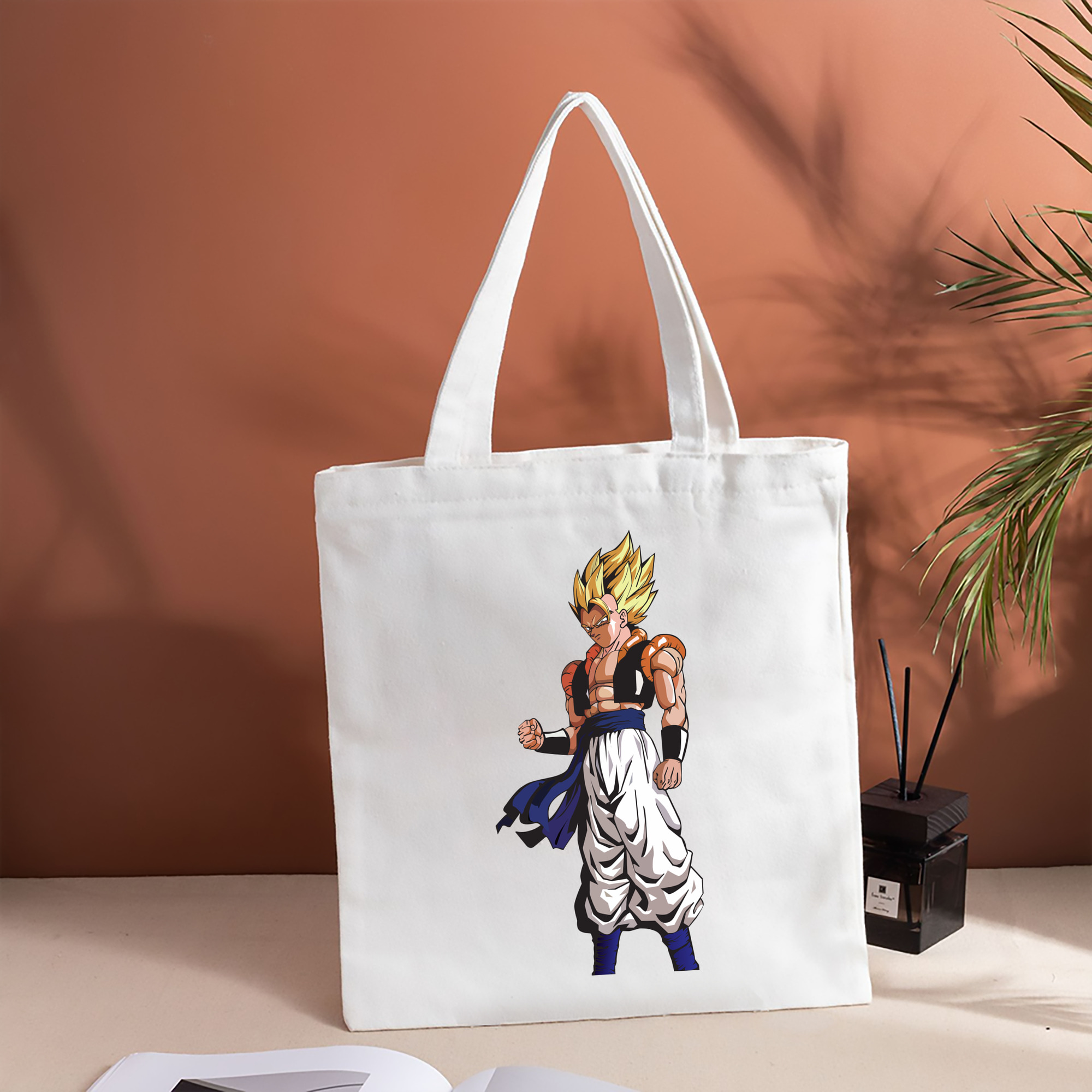 ドラゴンボール DRAGON BALL 縦型キャンバス生地手提げバッグ　トートバッグ