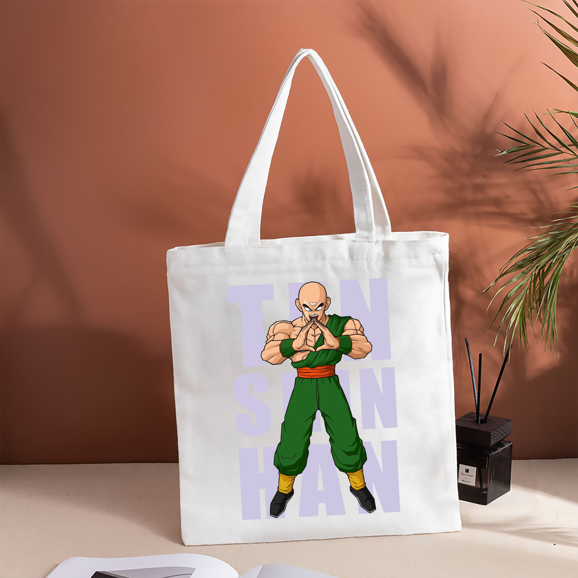 ドラゴンボール DRAGON BALL 縦型キャンバス生地手提げバッグ　トートバッグ