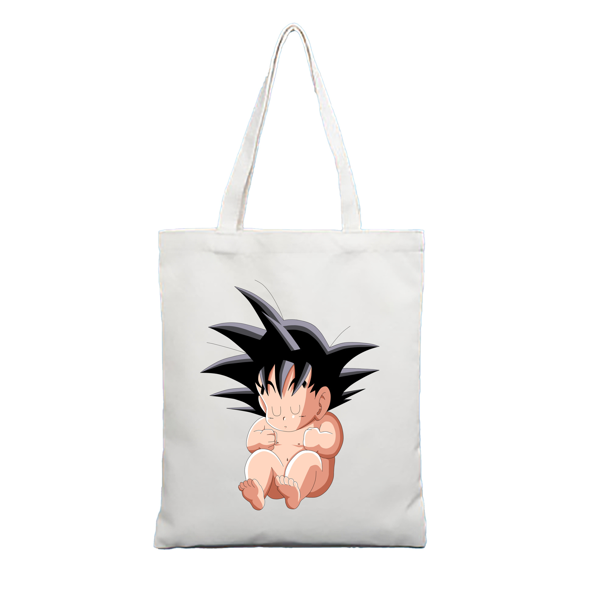 （画像用） ドラゴンボール 孫悟空（そん ごくう）Son Goku カカロット DRAGON BALL Kakarotto 縦型キャンバス生地手提げバッグ　トートバッグ