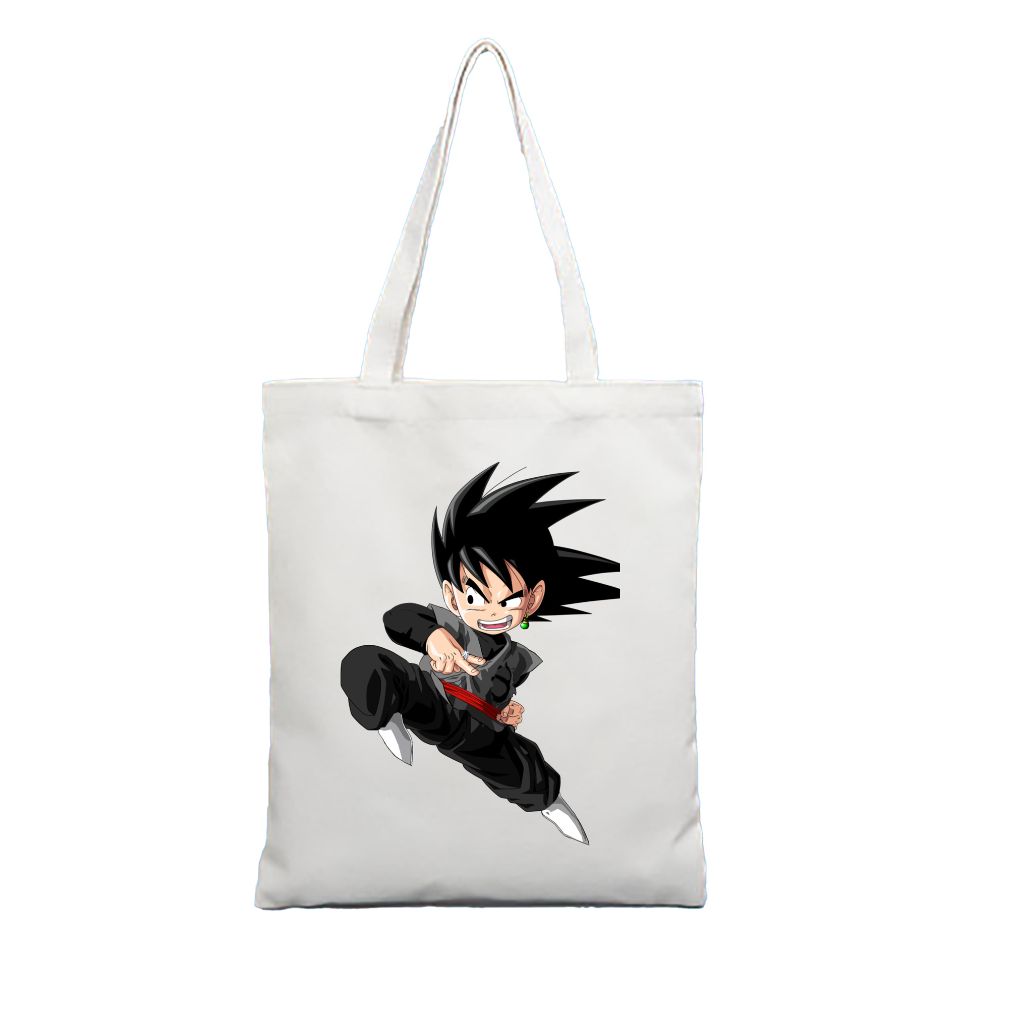 （画像用） ドラゴンボール 孫悟空（そん ごくう）Son Goku カカロット DRAGON BALL Kakarotto 縦型キャンバス生地手提げバッグ　トートバッグ