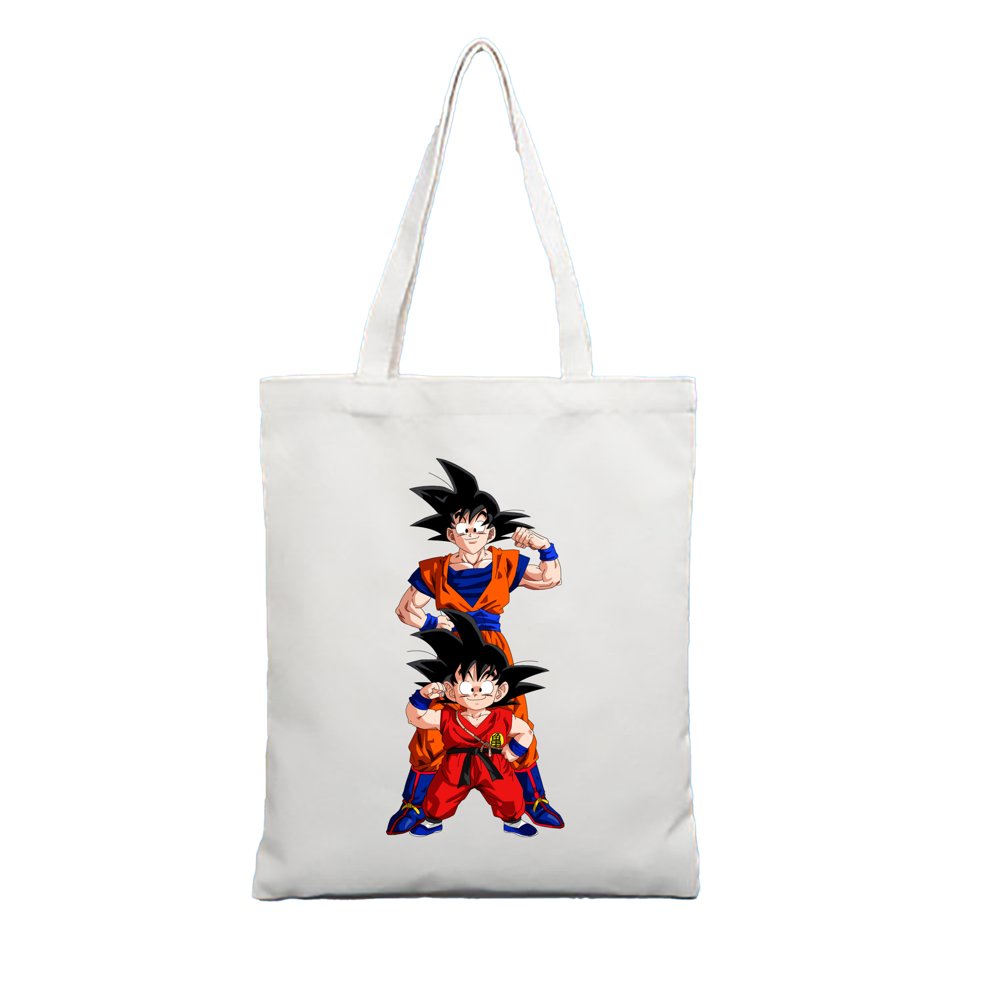 （画像用） ドラゴンボール 孫悟空（そん ごくう）Son Goku カカロット DRAGON BALL Kakarotto 縦型キャンバス生地手提げバッグ　トートバッグ