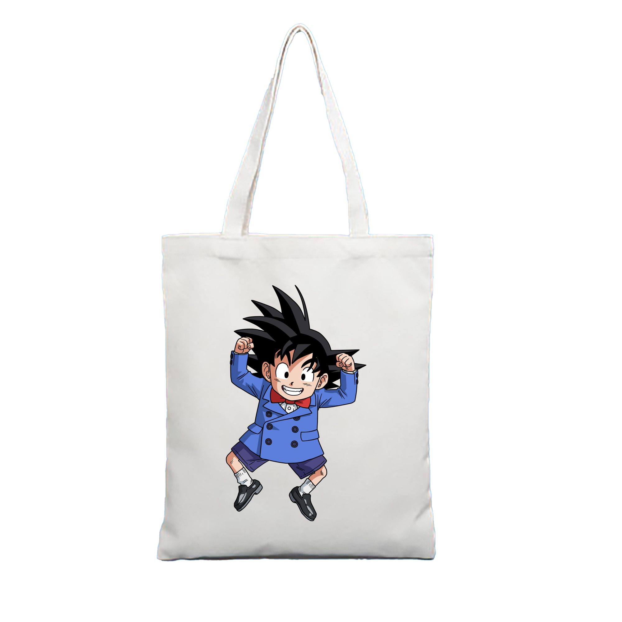 （画像用） ドラゴンボール 孫悟空（そん ごくう）Son Goku カカロット DRAGON BALL Kakarotto 縦型キャンバス生地手提げバッグ　トートバッグ