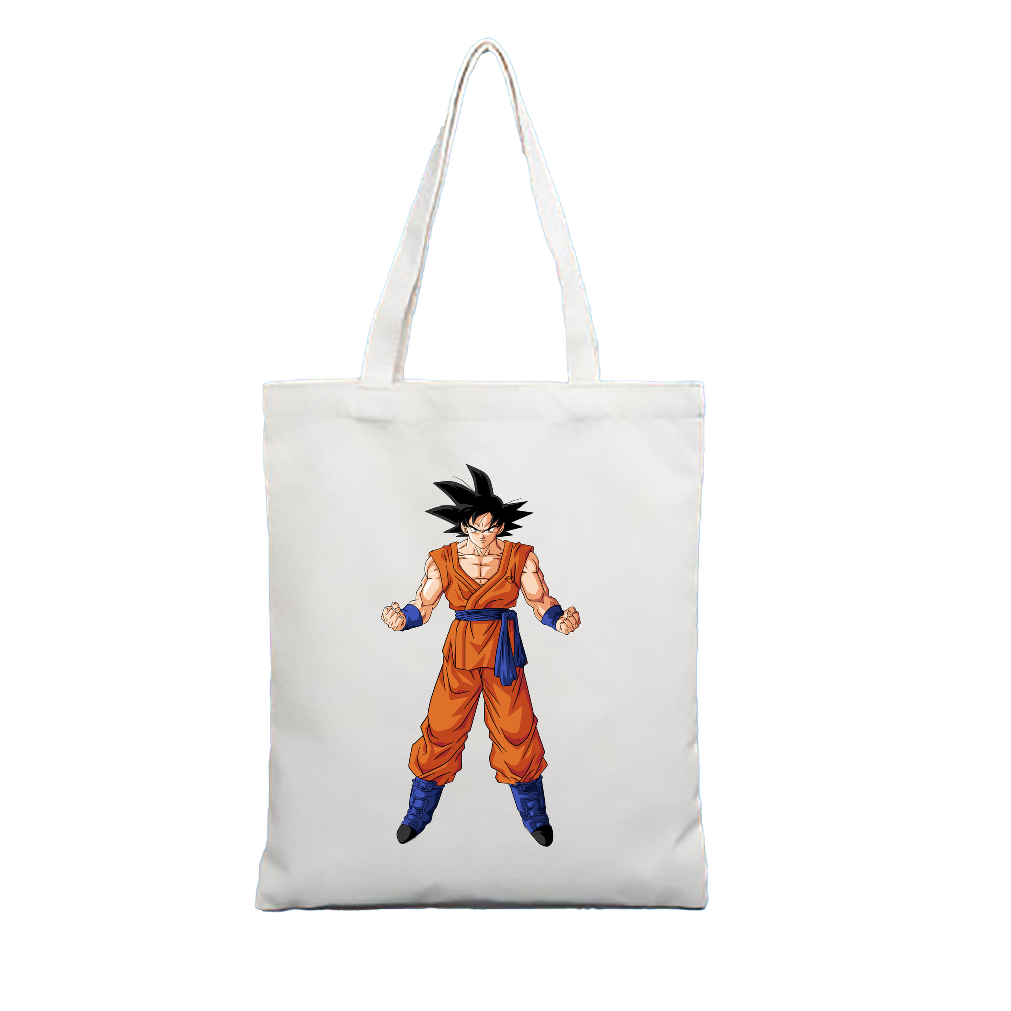 （画像用） ドラゴンボール 孫悟空（そん ごくう）Son Goku カカロット DRAGON BALL Kakarotto 縦型キャンバス生地手提げバッグ　トートバッグ