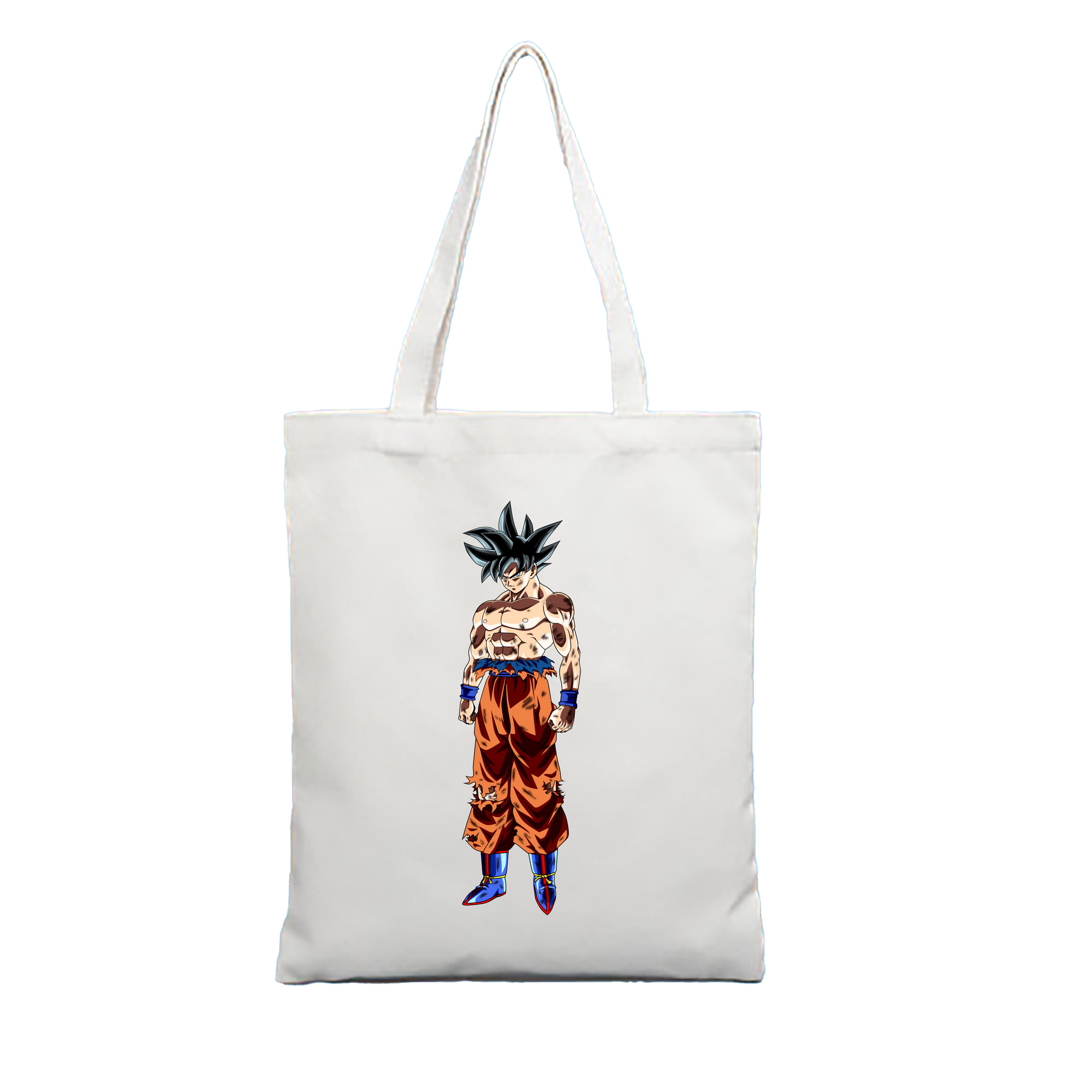 （画像用） ドラゴンボール 孫悟空（そん ごくう）Son Goku カカロット DRAGON BALL Kakarotto 縦型キャンバス生地手提げバッグ　トートバッグ