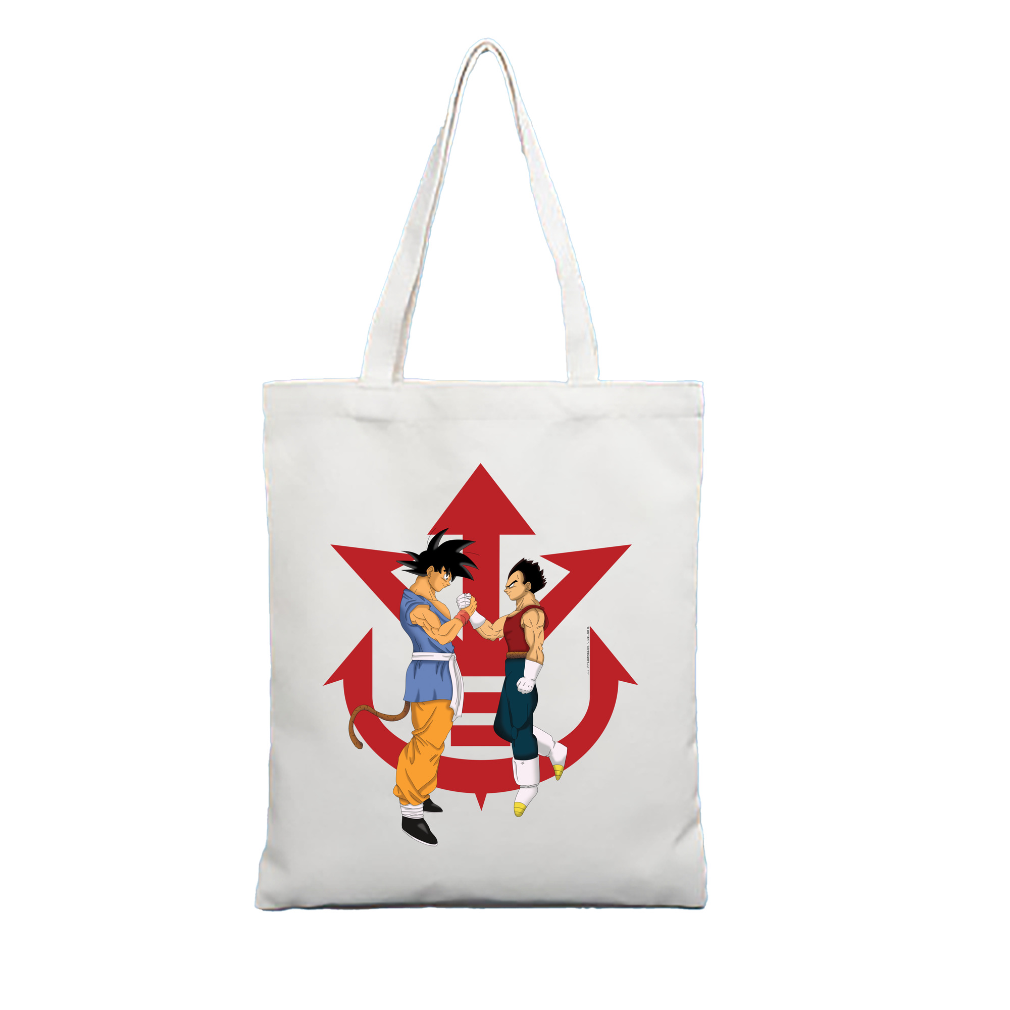 （画像用） ドラゴンボール 孫悟空（そん ごくう）Son Goku カカロット DRAGON BALL Kakarotto 縦型キャンバス生地手提げバッグ　トートバッグ