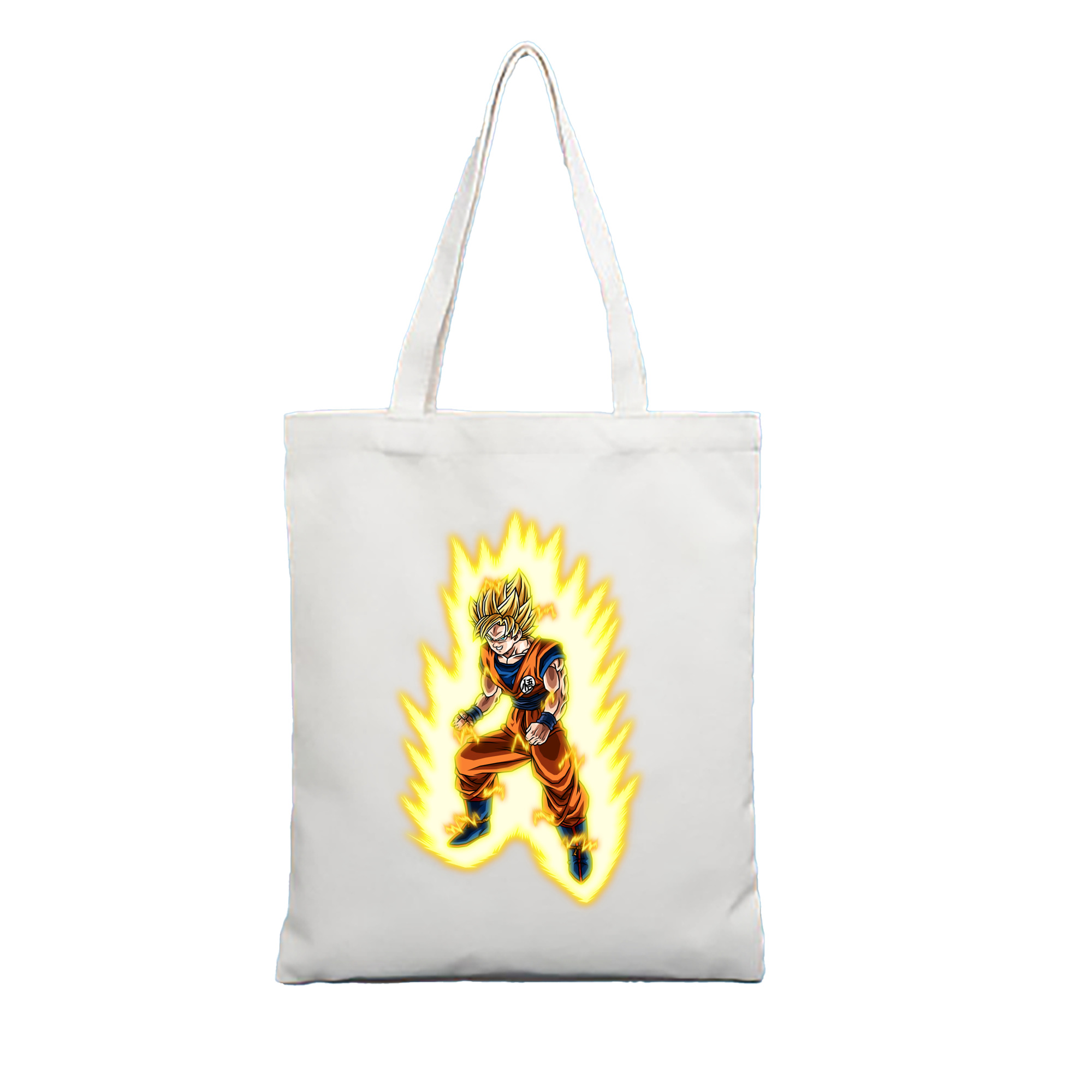 （画像用） ドラゴンボール 孫悟空（そん ごくう）Son Goku カカロット DRAGON BALL Kakarotto 縦型キャンバス生地手提げバッグ　トートバッグ