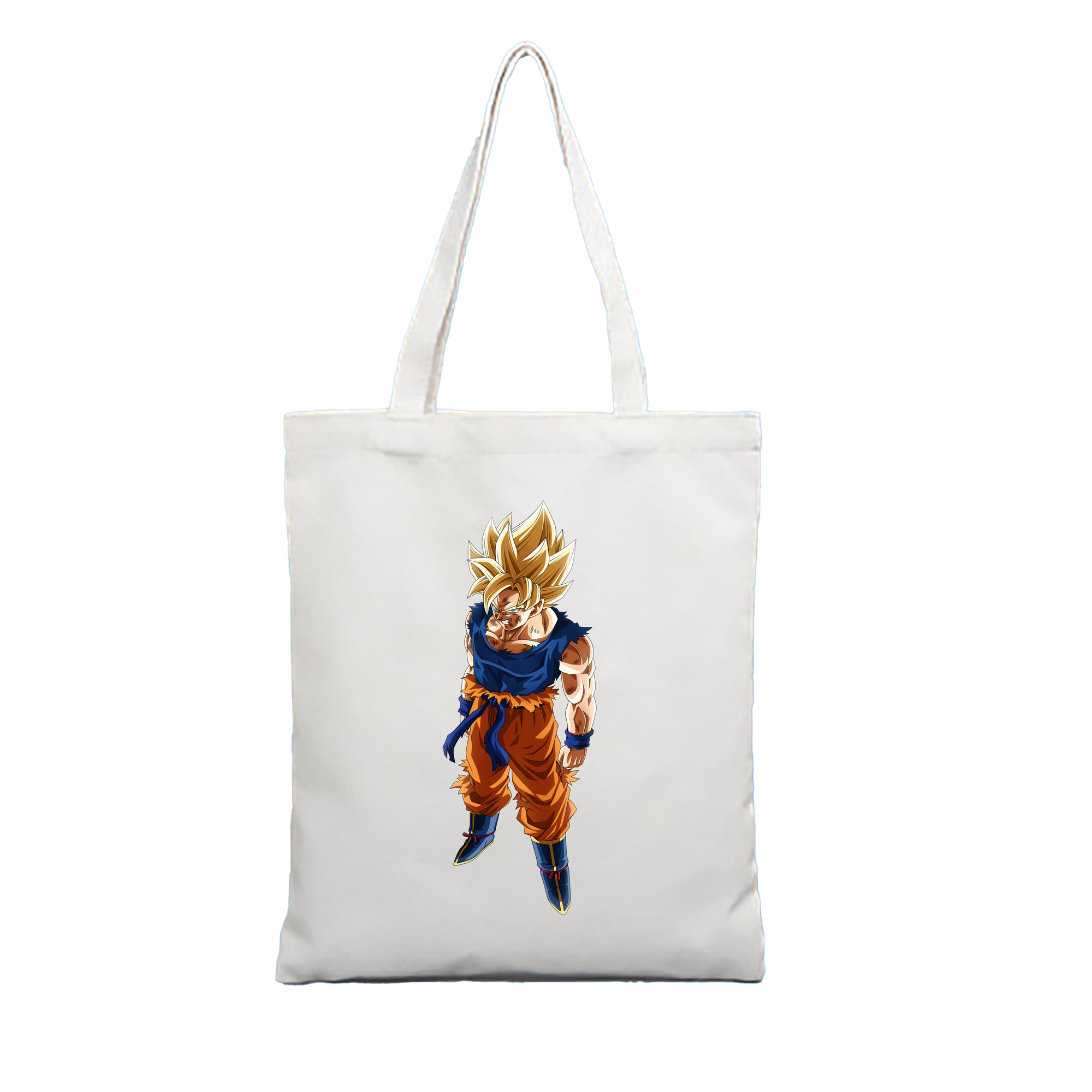（画像用） ドラゴンボール 孫悟空（そん ごくう）Son Goku カカロット DRAGON BALL Kakarotto 縦型キャンバス生地手提げバッグ　トートバッグ