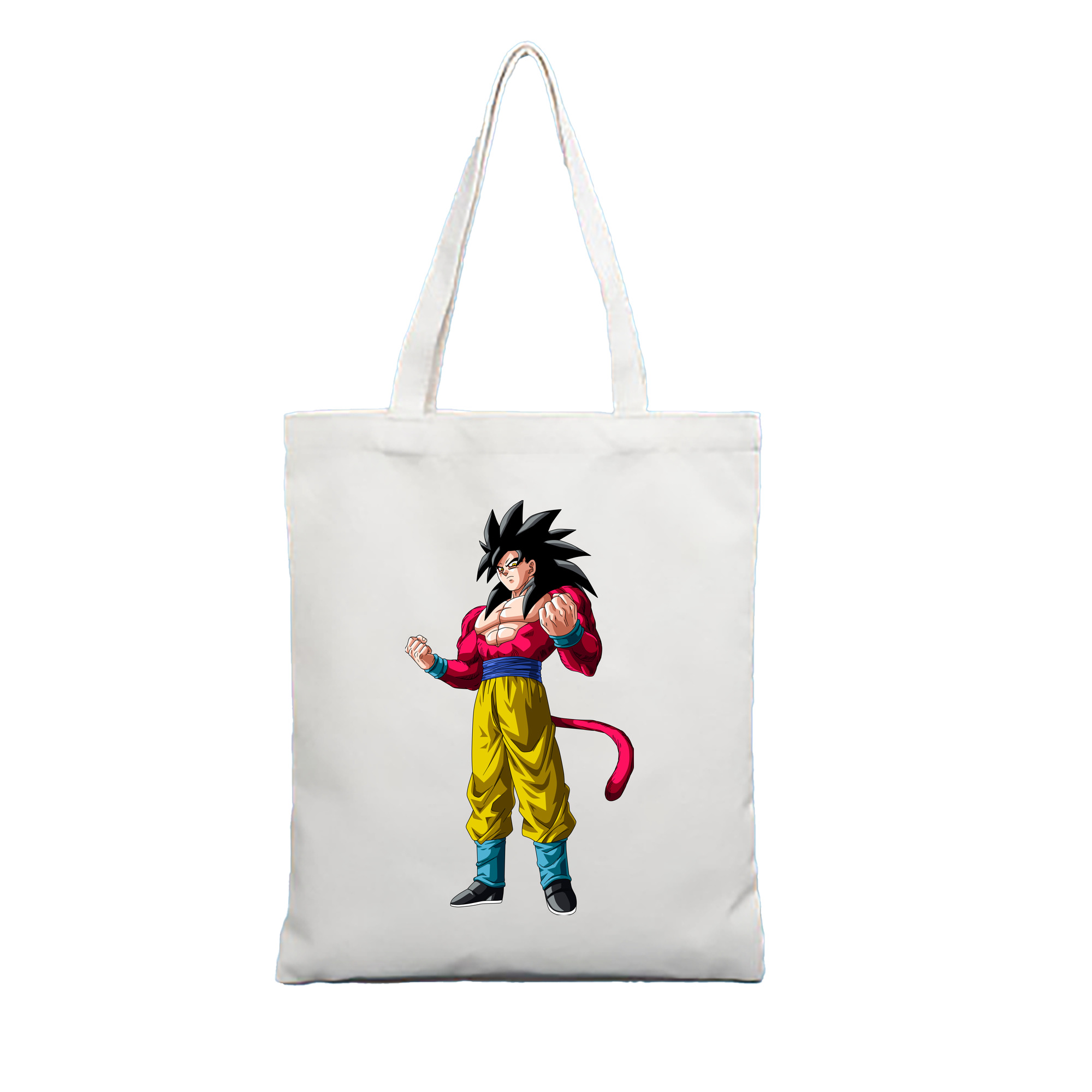 （画像用） ドラゴンボール 孫悟空（そん ごくう）Son Goku カカロット DRAGON BALL Kakarotto 縦型キャンバス生地手提げバッグ　トートバッグ