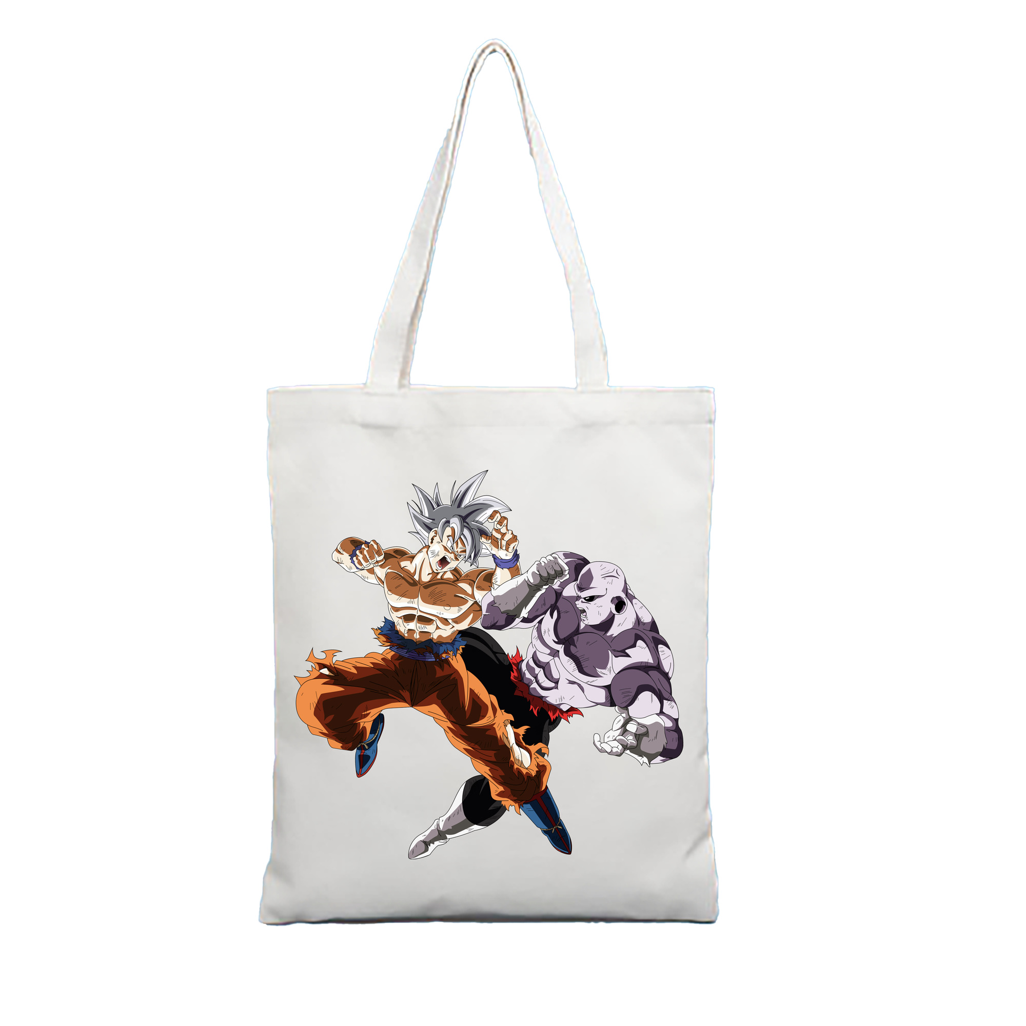 （画像用） ドラゴンボール 孫悟空（そん ごくう）Son Goku カカロット DRAGON BALL Kakarotto 縦型キャンバス生地手提げバッグ　トートバッグ