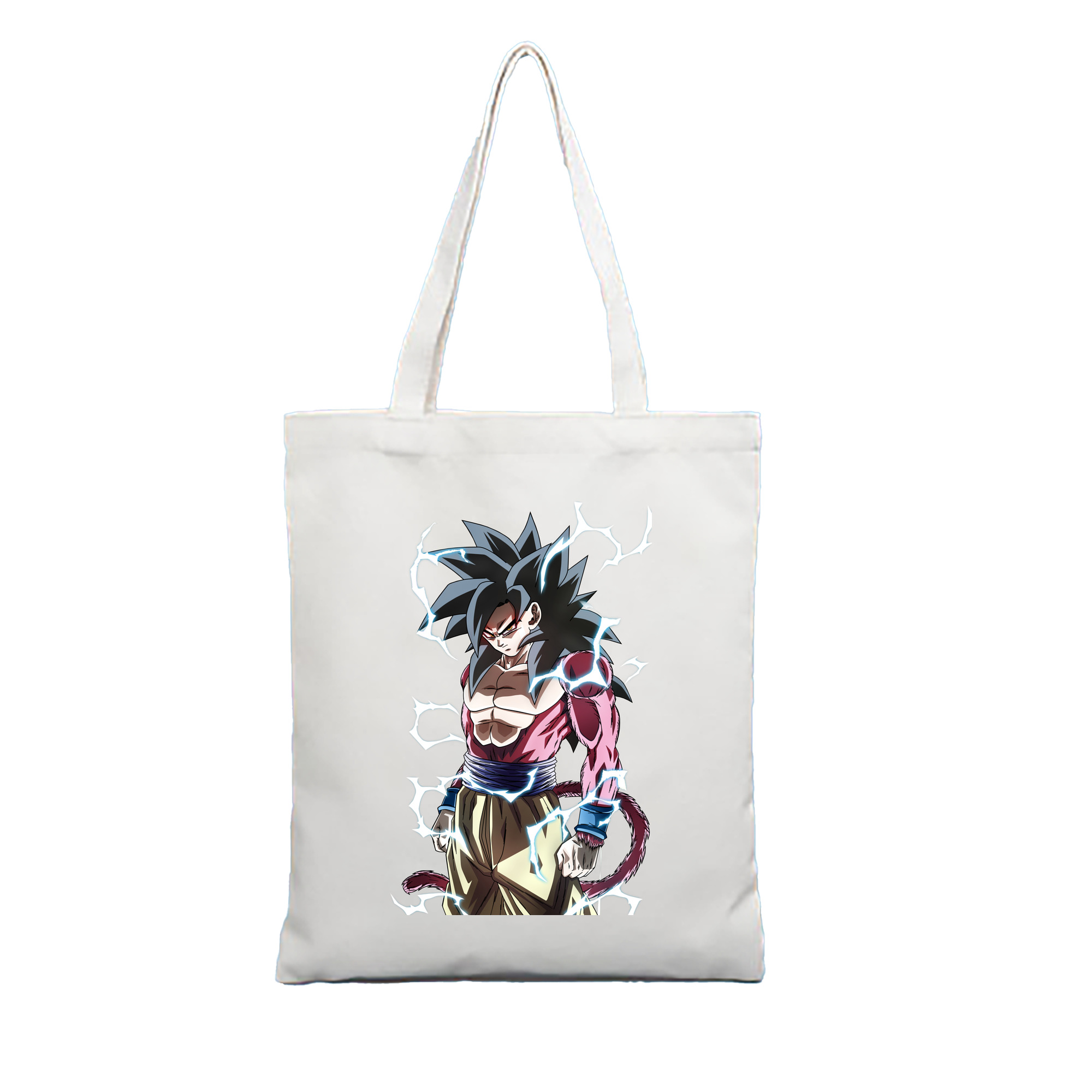 （画像用） ドラゴンボール 孫悟空（そん ごくう）Son Goku カカロット DRAGON BALL Kakarotto 縦型キャンバス生地手提げバッグ　トートバッグ