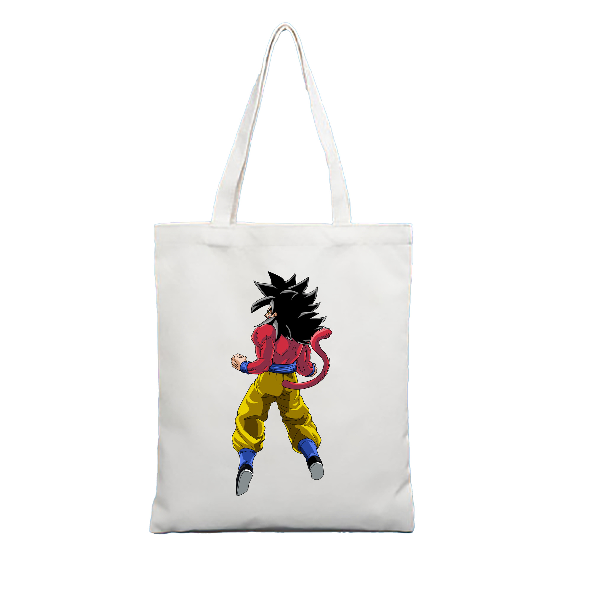 （画像用） ドラゴンボール 孫悟空（そん ごくう）Son Goku カカロット DRAGON BALL Kakarotto 縦型キャンバス生地手提げバッグ　トートバッグ