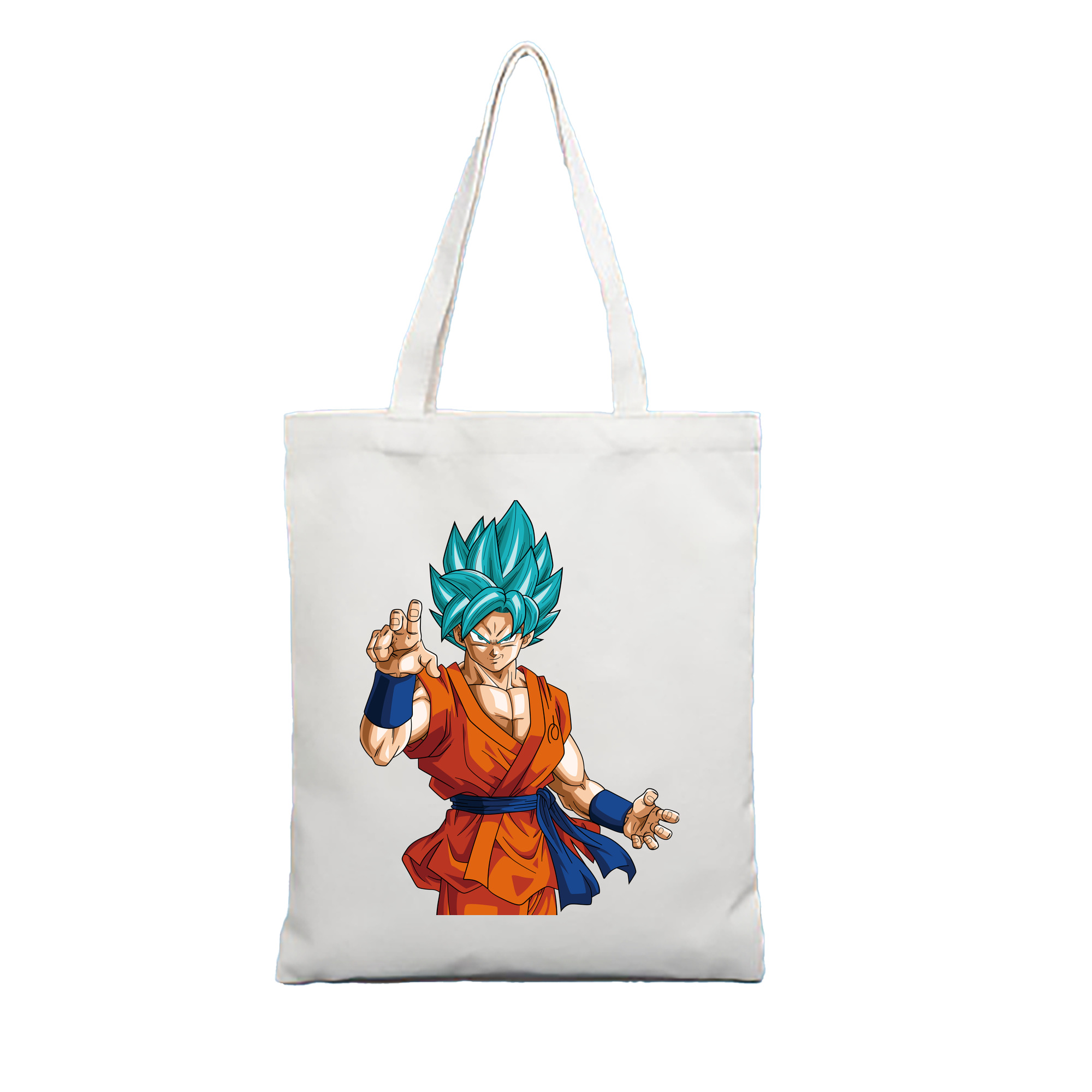 （画像用） ドラゴンボール 孫悟空（そん ごくう）Son Goku カカロット DRAGON BALL Kakarotto 縦型キャンバス生地手提げバッグ　トートバッグ