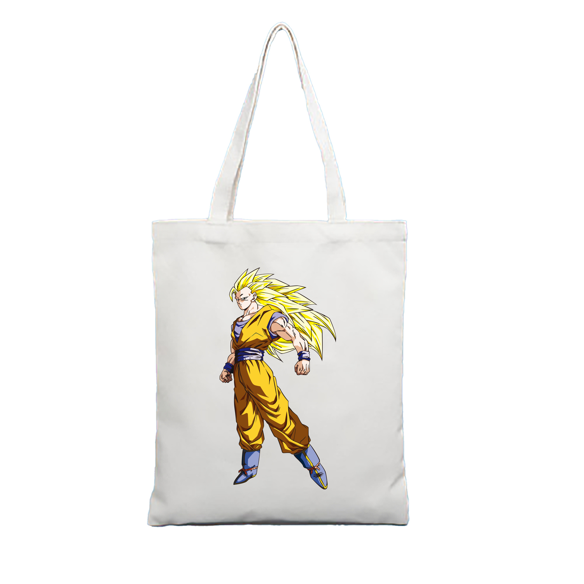（画像用） ドラゴンボール 孫悟空（そん ごくう）Son Goku カカロット DRAGON BALL Kakarotto 縦型キャンバス生地手提げバッグ　トートバッグ
